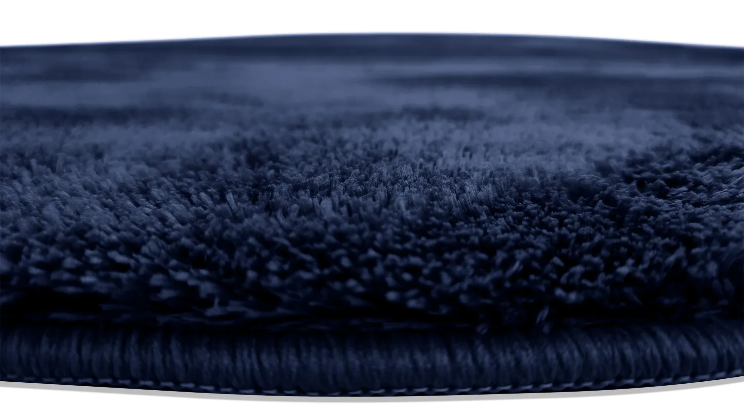 Alfombras redondeadas - Aranga Super Soft Fur (azul oscuro)