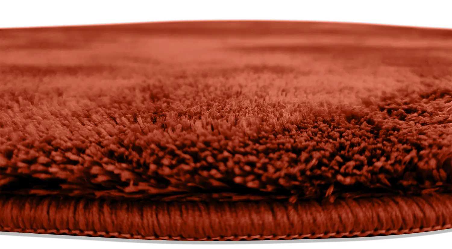 Alfombras redondeadas - Aranga Super Soft Fur (rojo)