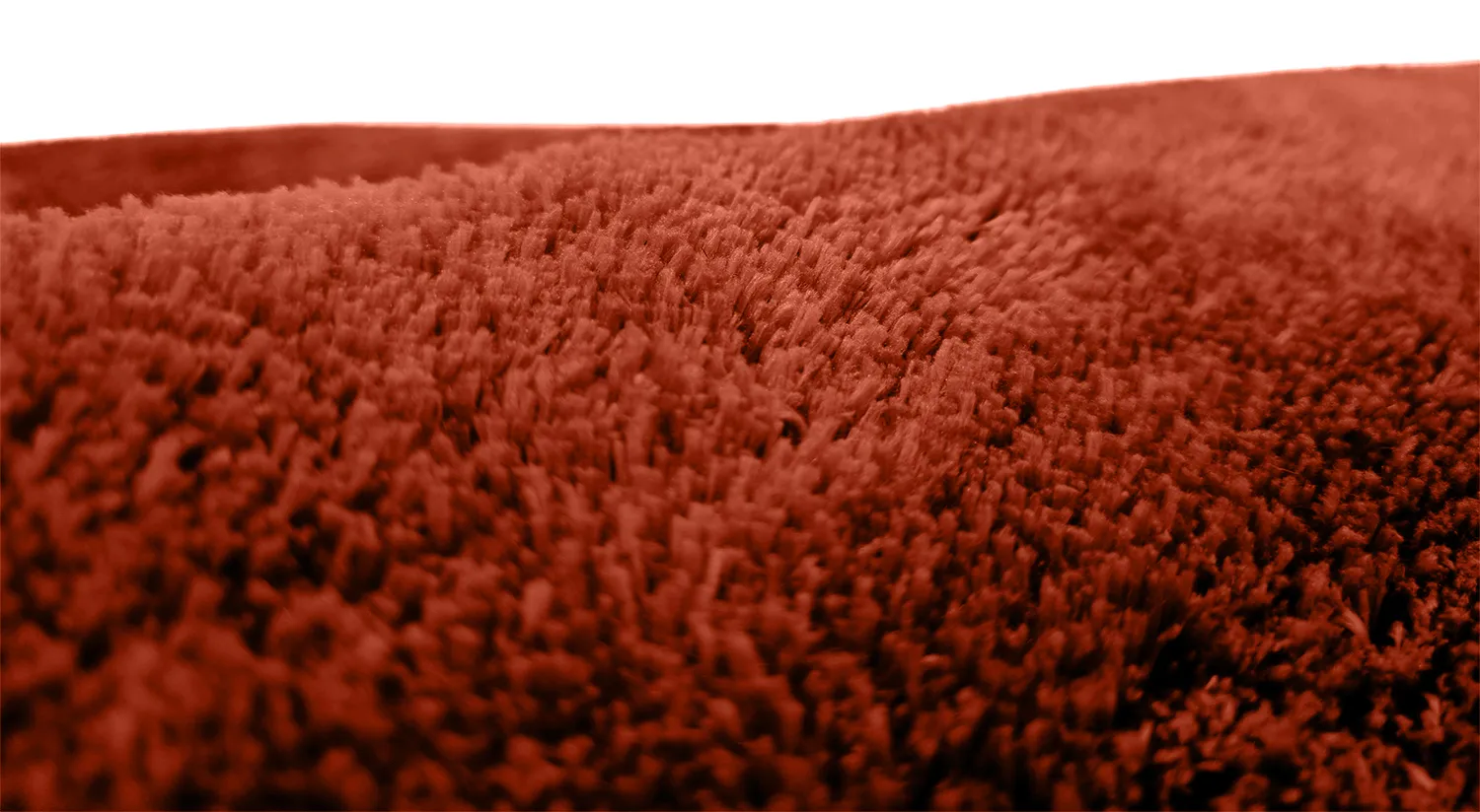 Alfombras redondeadas - Aranga Super Soft Fur (rojo)
