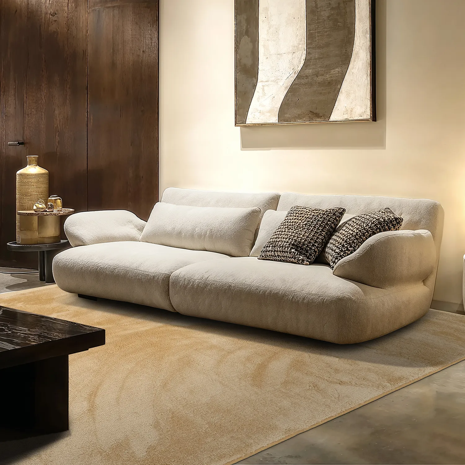 Alfombras de pelo largo - Aranga Super Soft Fur (beige oscuro)
