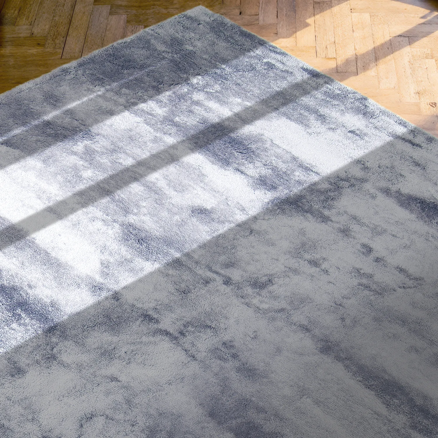 Alfombras de pelo largo - Aranga Super Soft Fur (azul acero)