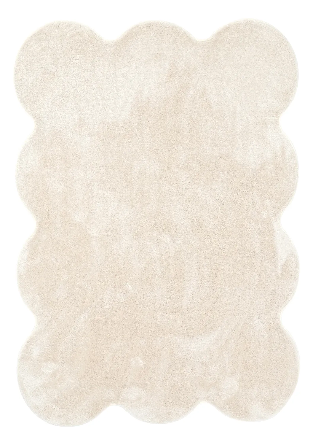 Alfombra de pelo largo ondulada - Aranga Super Soft Fur (beige)
