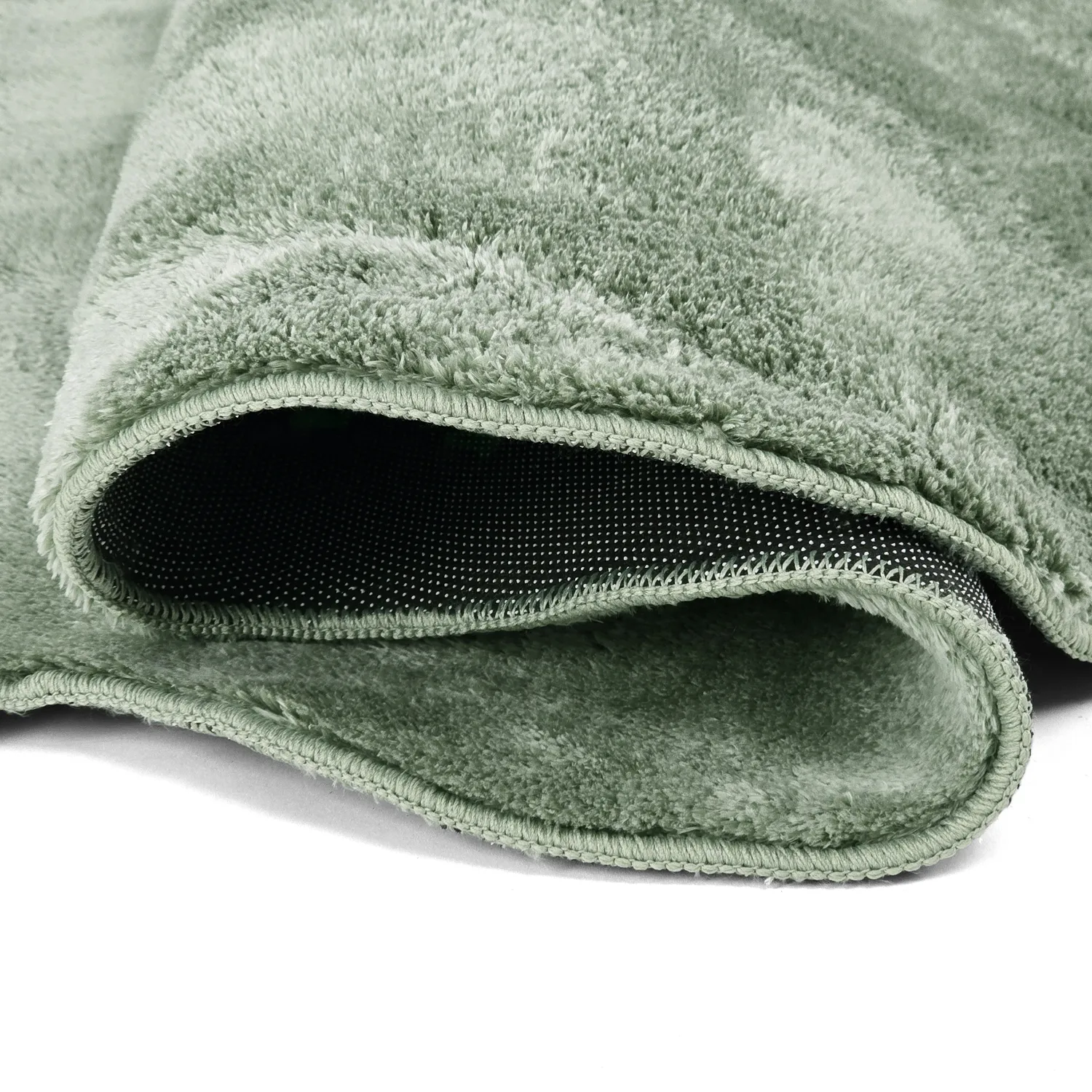 Alfombra de pelo largo ondulada - Aranga Super Soft Fur (verde)