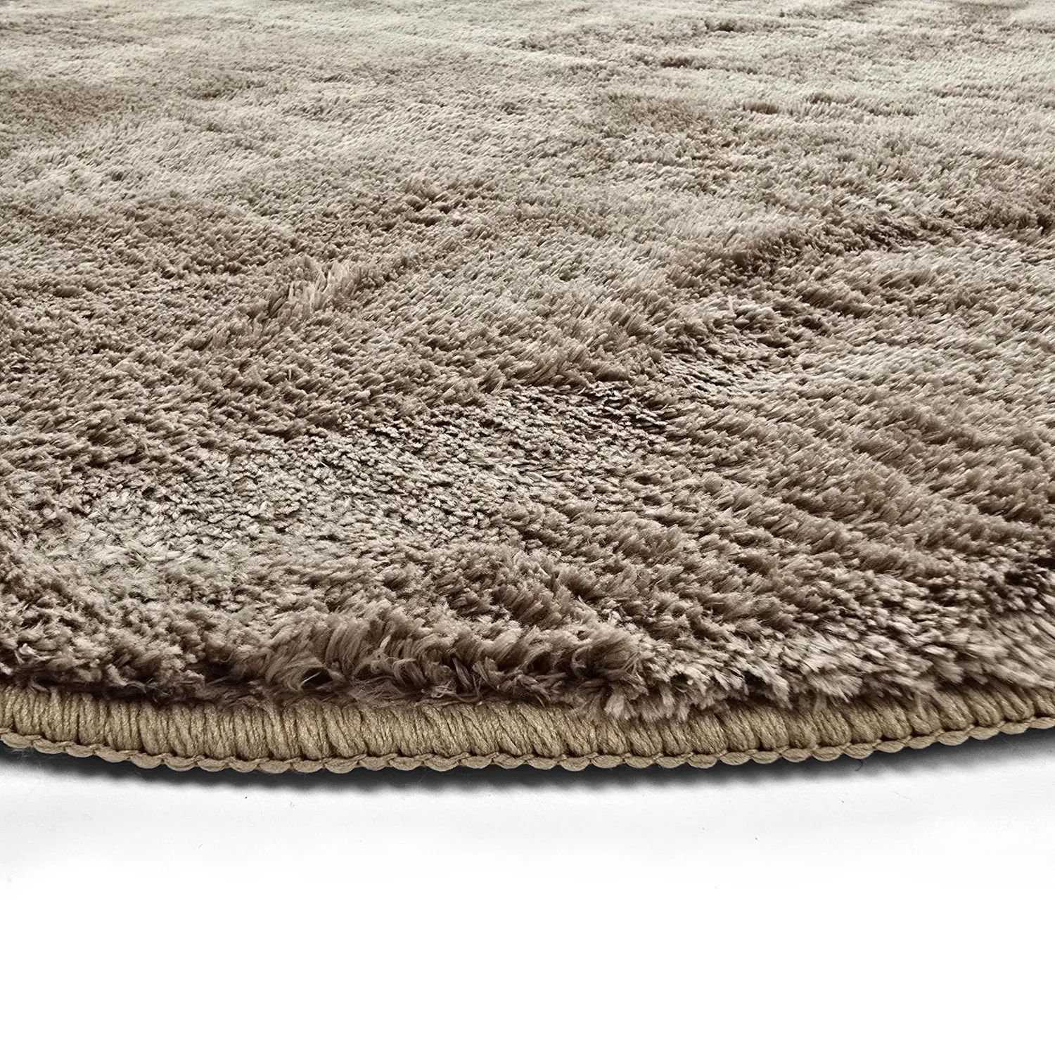 Alfombra de pelo largo ovalada - Aranga Super Soft Fur (marrón)
