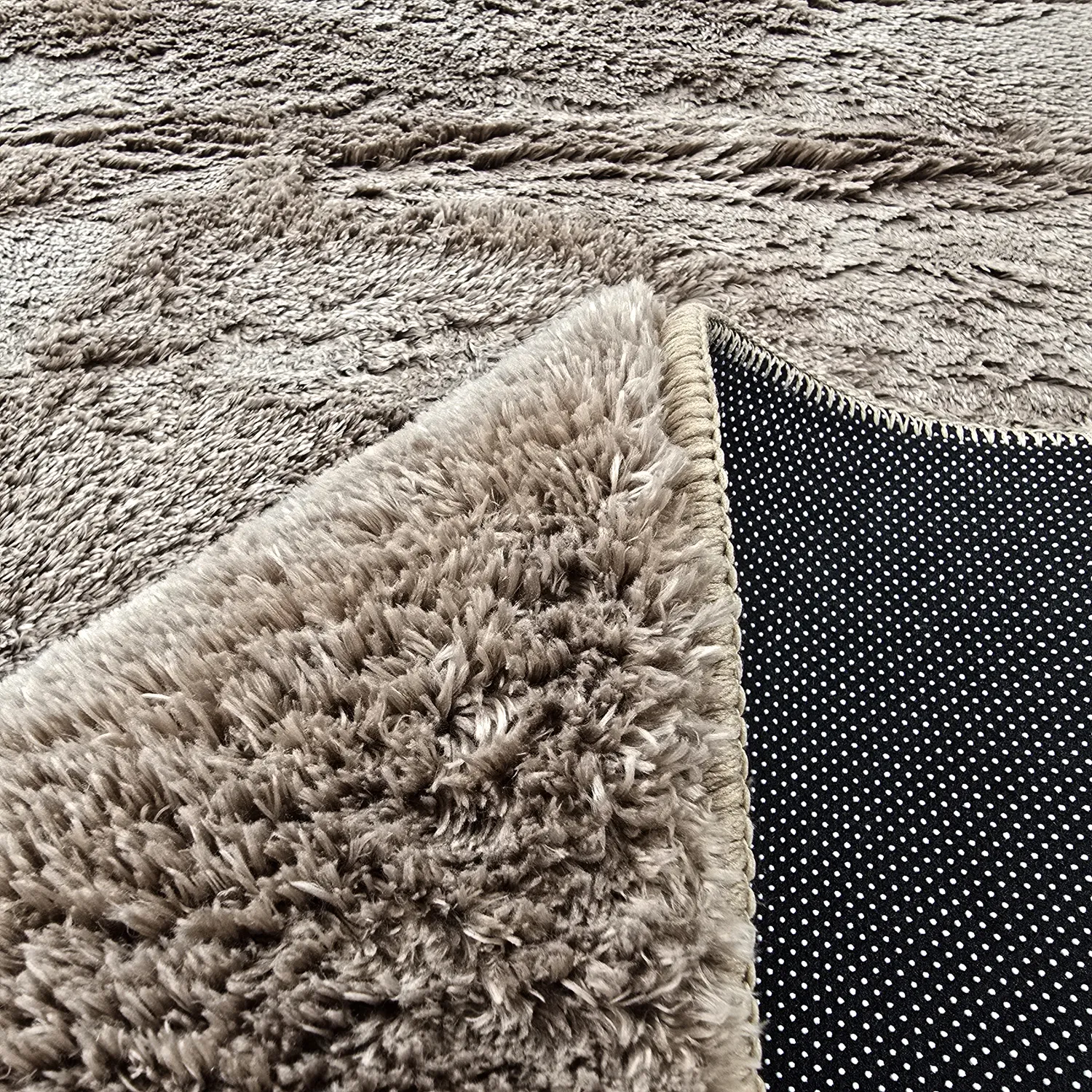 Alfombra de pelo largo ovalada - Aranga Super Soft Fur (marrón)