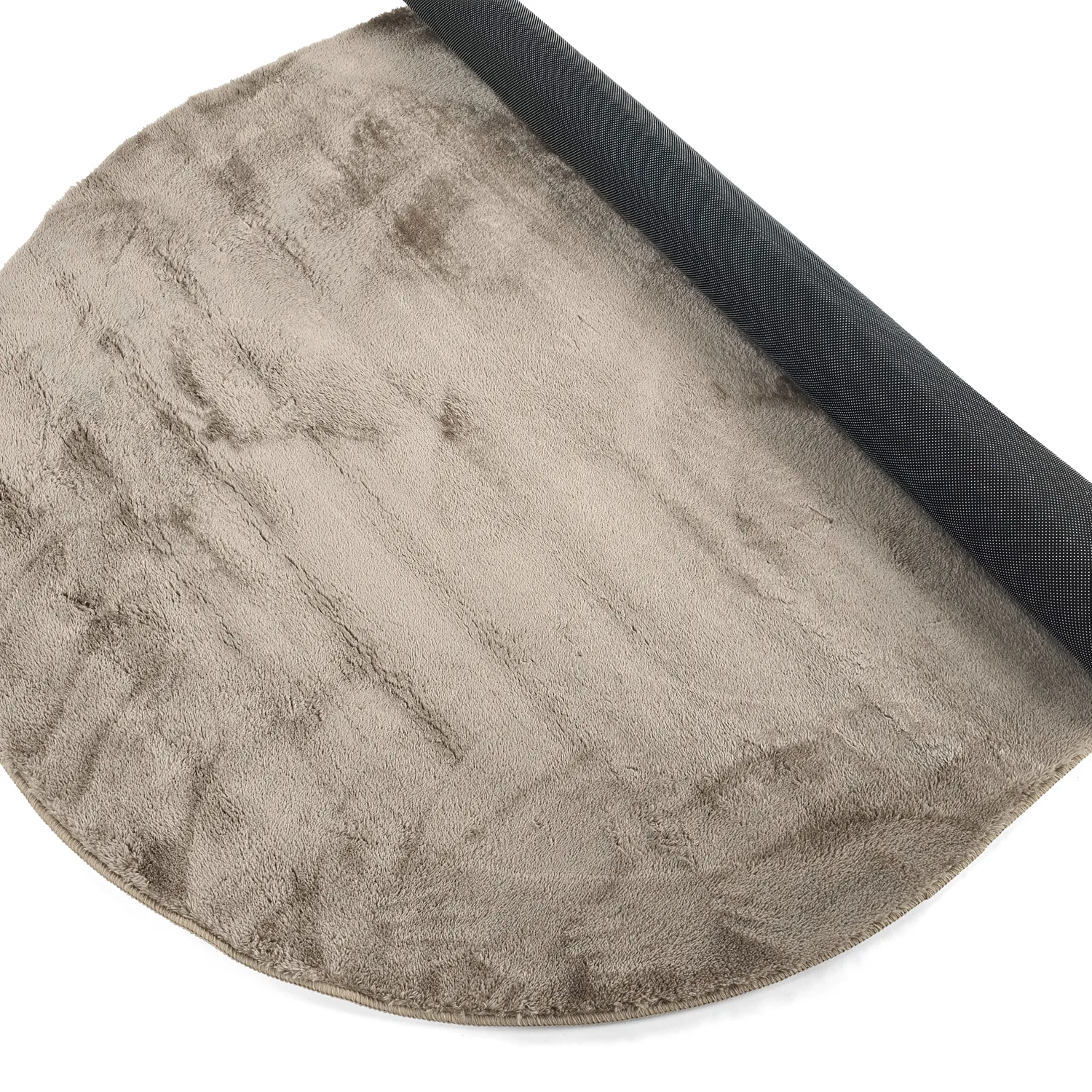 Alfombra de pelo largo ovalada - Aranga Super Soft Fur (marrón)