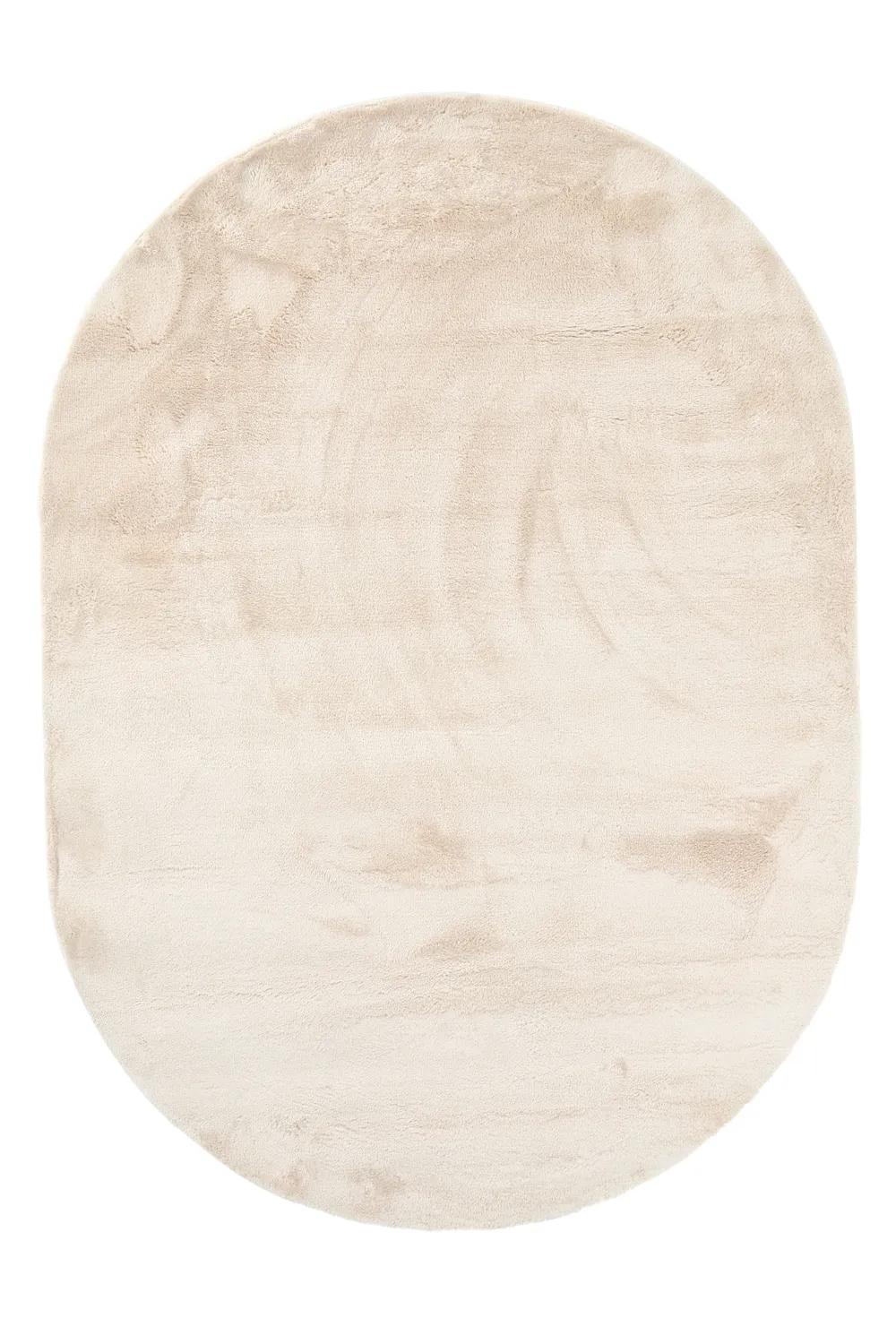 Alfombra de pelo largo ovalada - Aranga Super Soft Fur (beige)