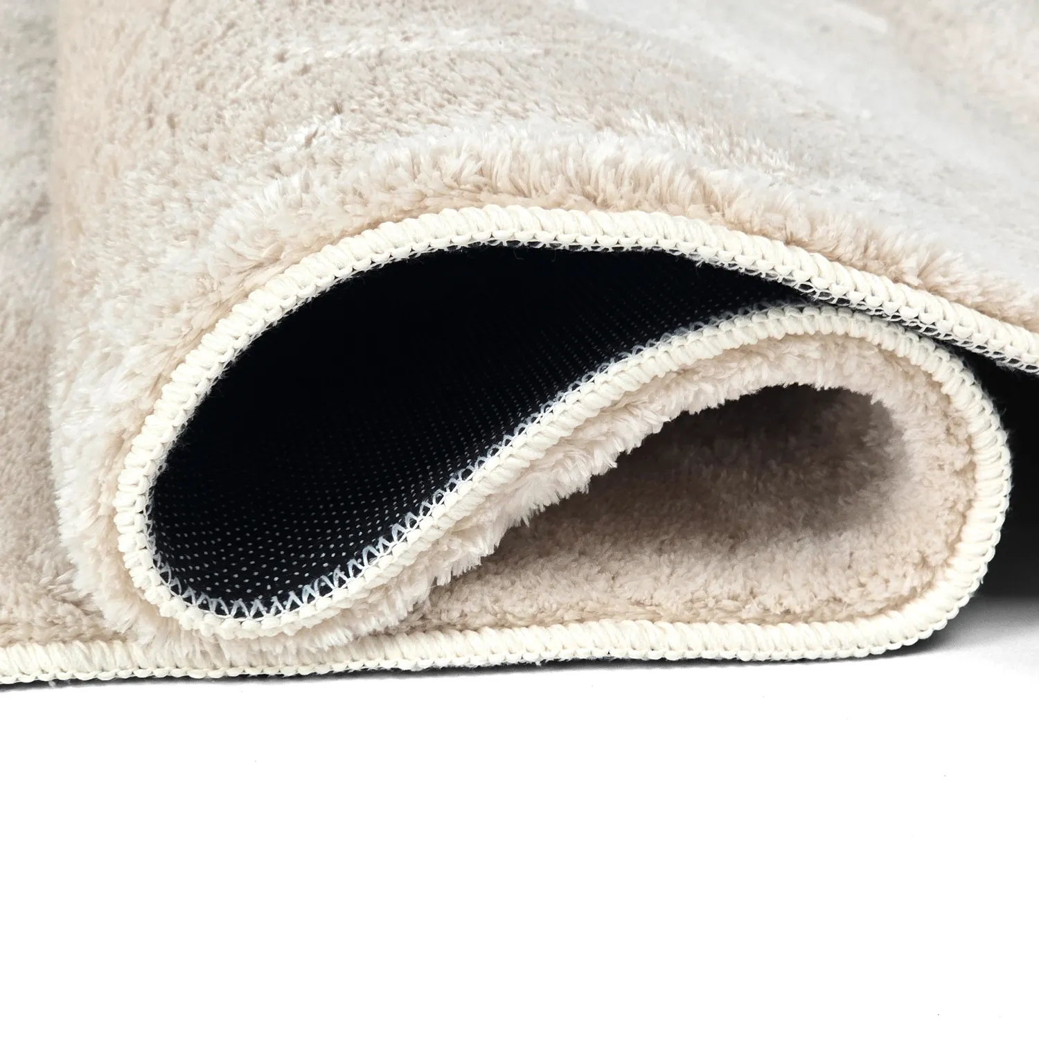 Alfombra de pelo largo ovalada - Aranga Super Soft Fur (beige)