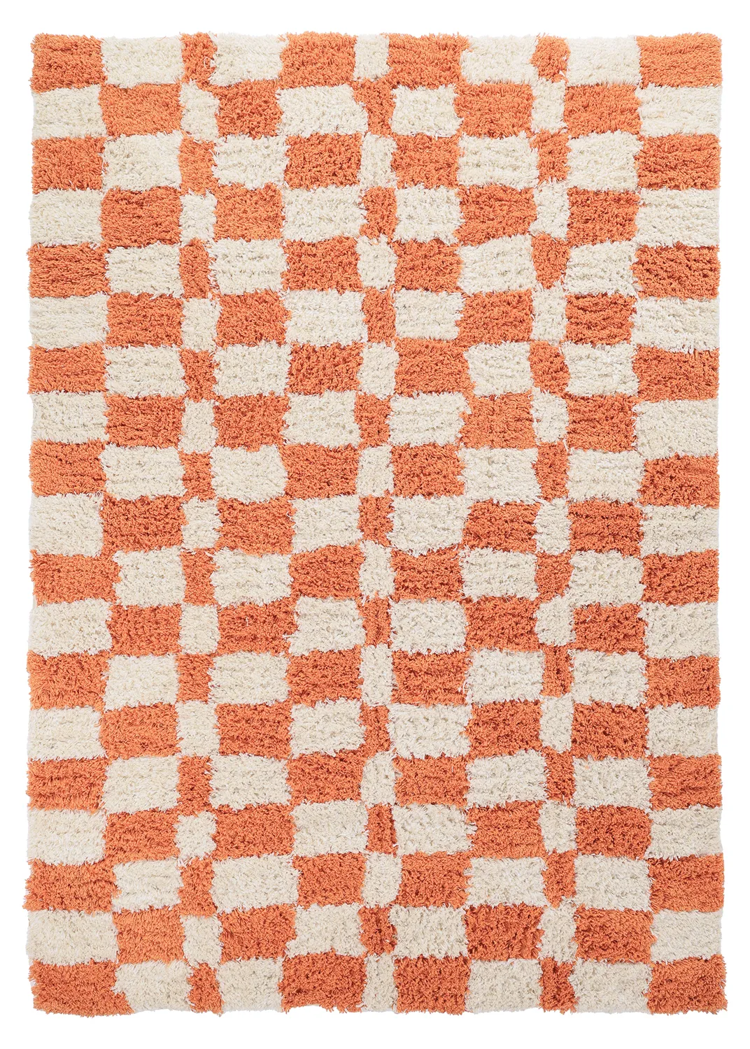Alfombras de pelo largo - Atrani Natural Cotton Shaggy (naranja)