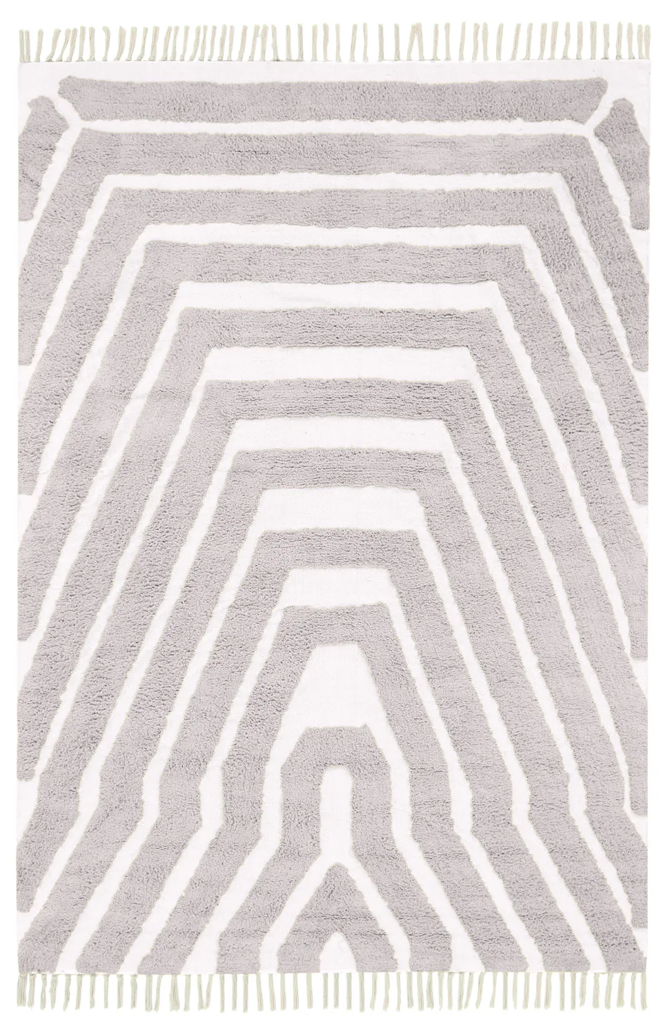 Alfombras de pelo largo - Callista Natural Cotton Shaggy (gris pardo)