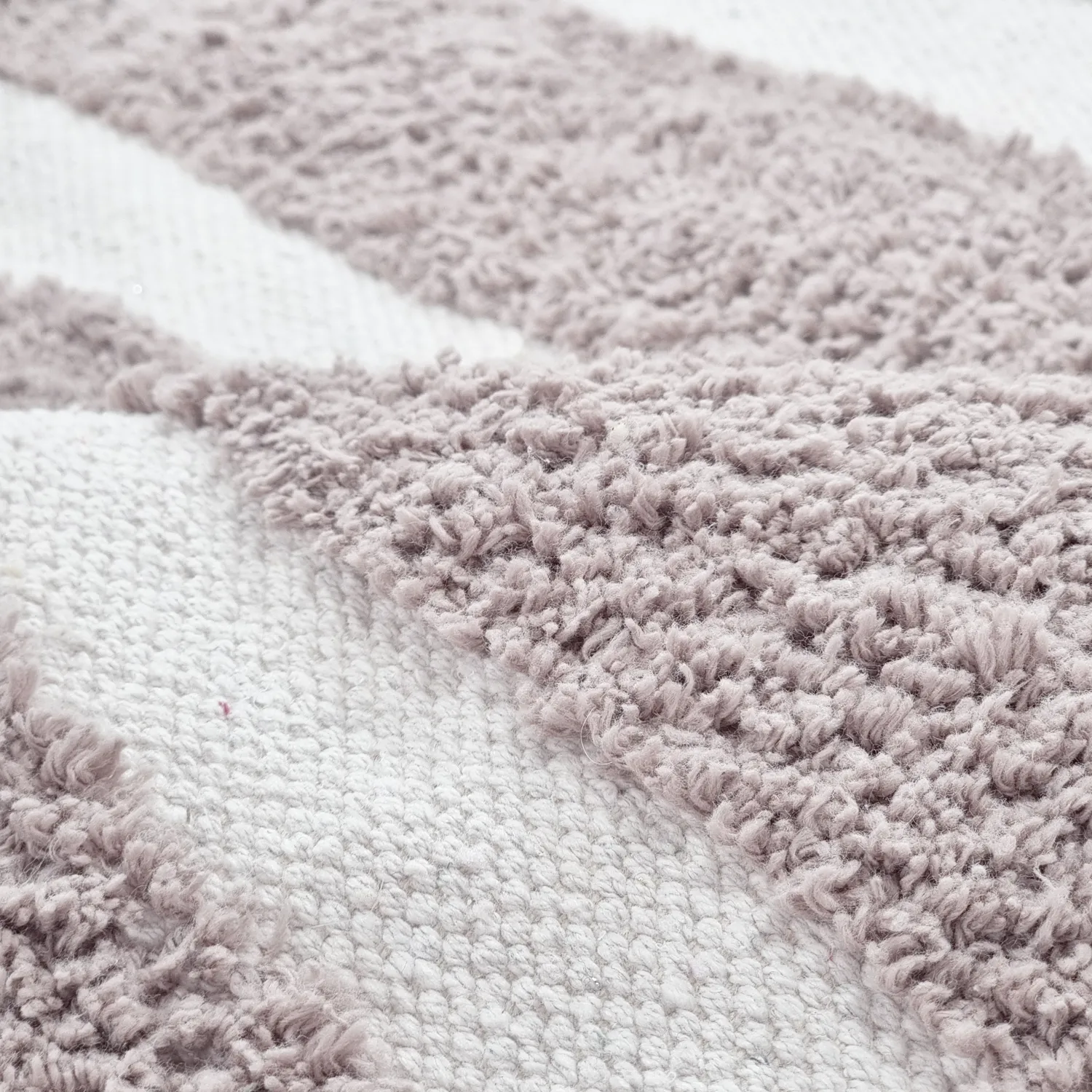 Alfombras redondeadas - Callista Natural Cotton Shaggy (gris pardo)