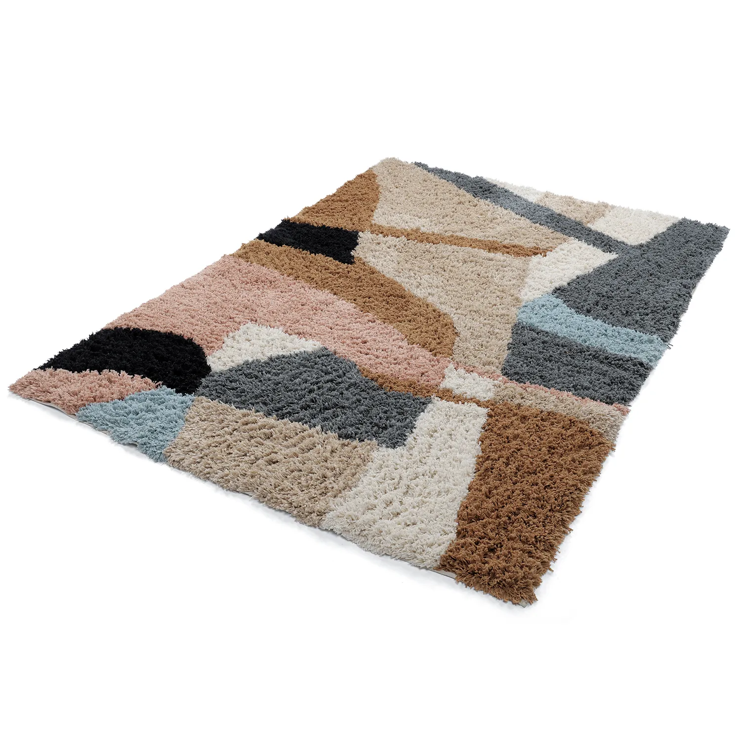 Alfombras de pelo largo - Cefalu Natural Cotton Shaggy (multicolor)