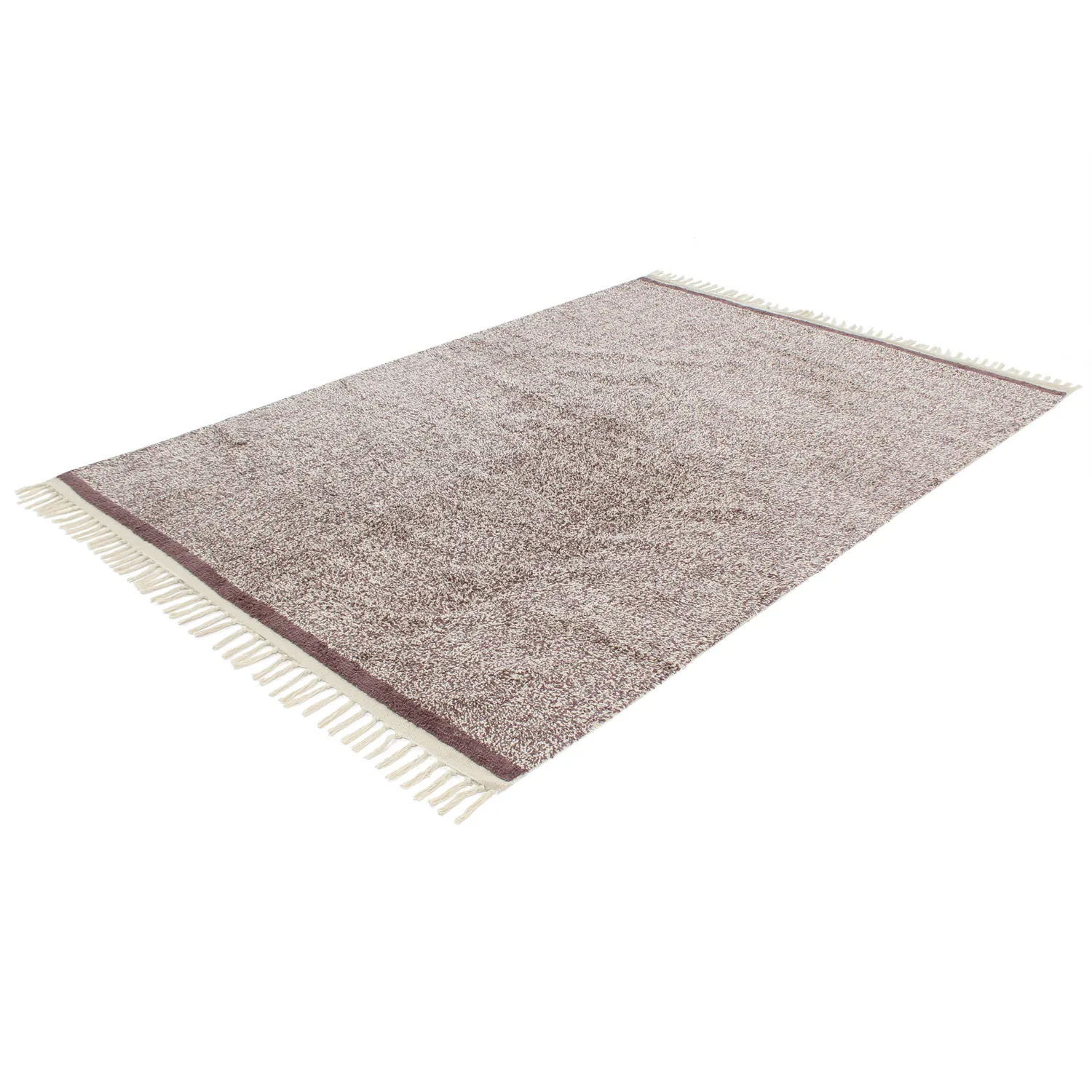 Alfombras de pelo largo - Celina Natural Cotton Shaggy (beige/marrón)