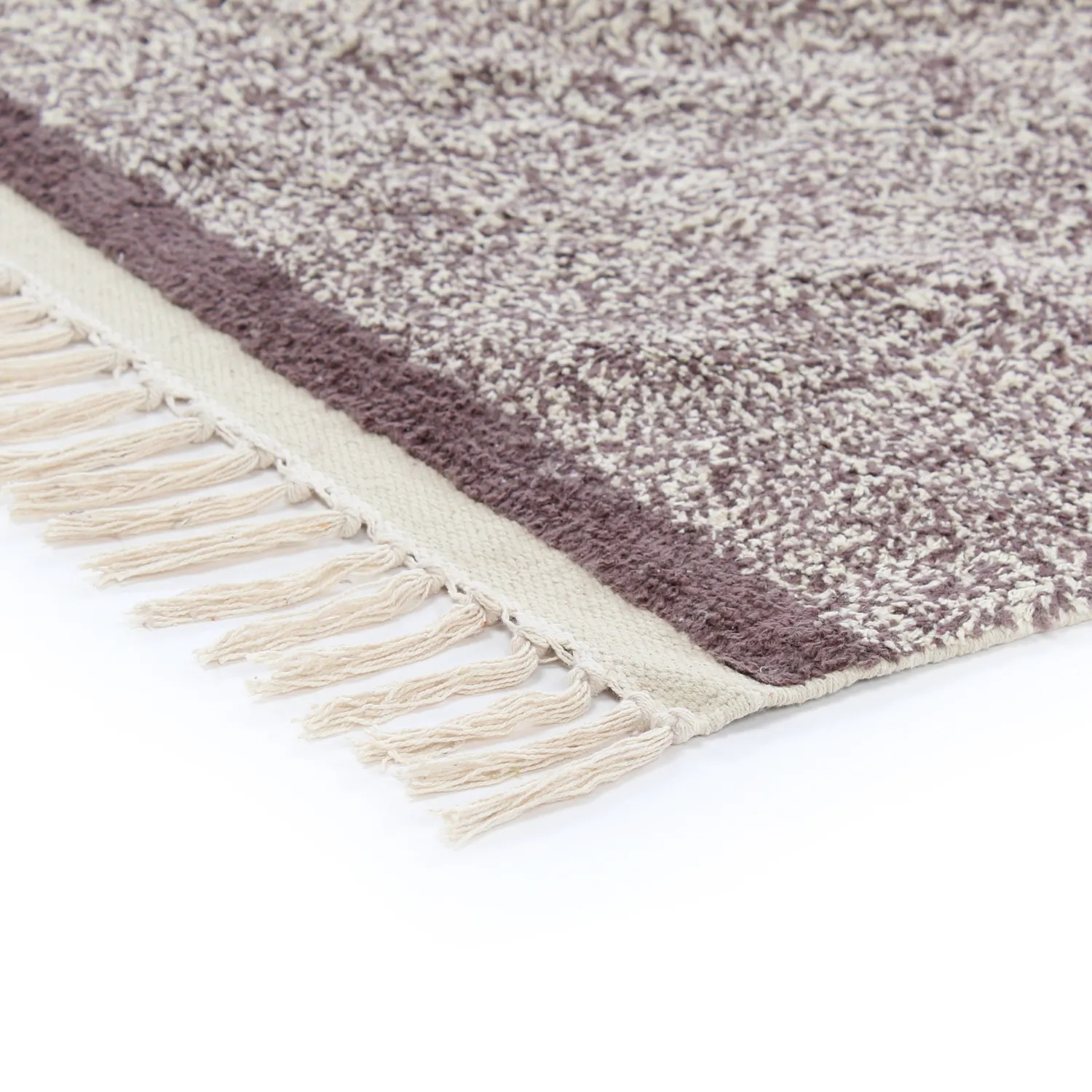 Alfombras de pelo largo - Celina Natural Cotton Shaggy (beige/marrón)