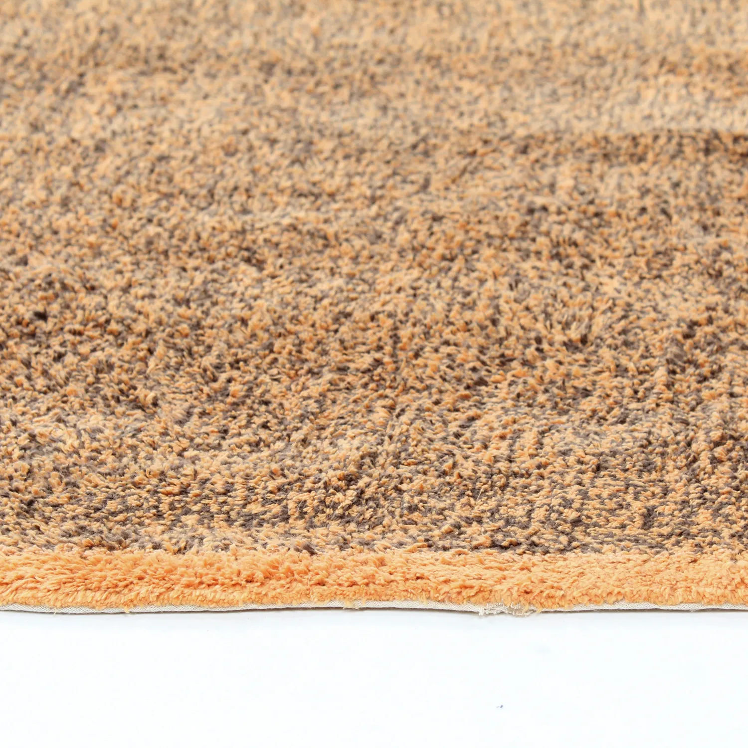 Alfombras redondeadas - Celina Natural Cotton Shaggy (marrón/naranja)