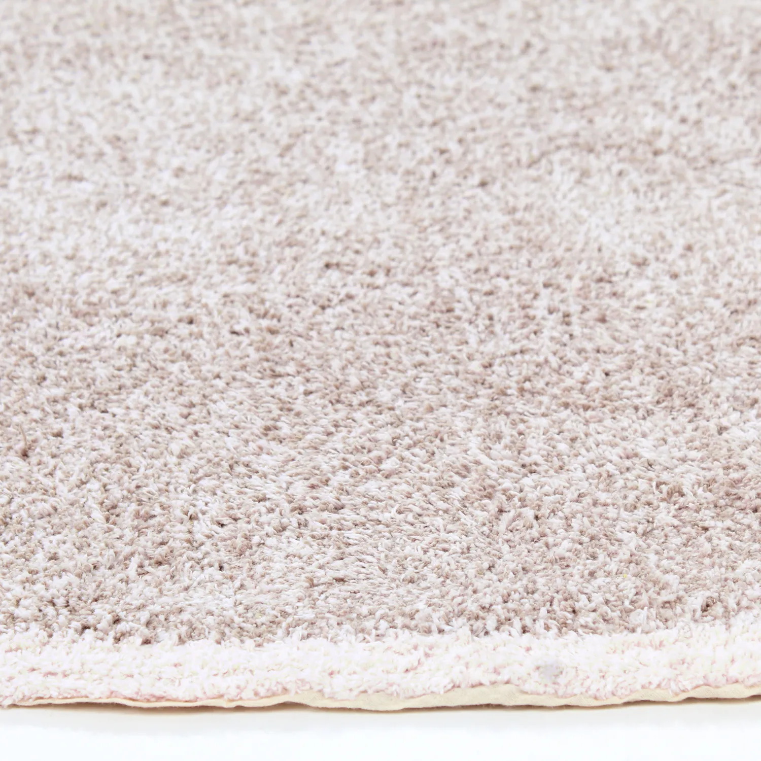 Alfombras redondeadas - Celina Natural Cotton Shaggy (gris topo/lavanda)