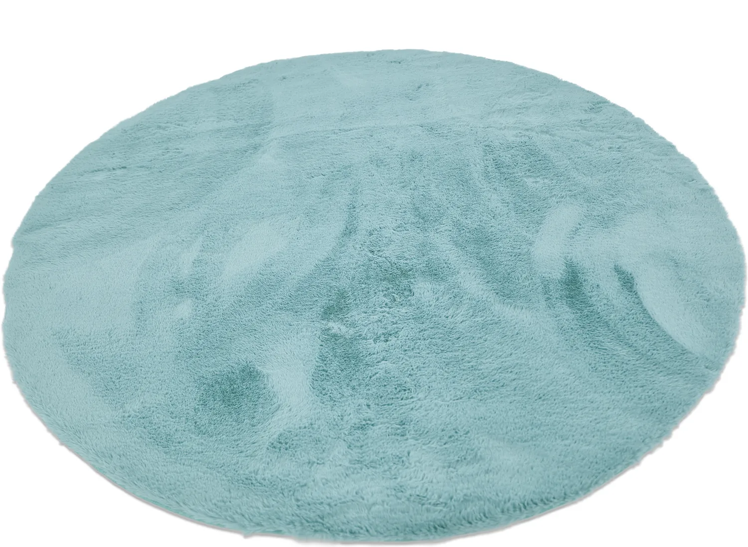 Alfombras redondeadas - Cloud Super Soft (azul claro)