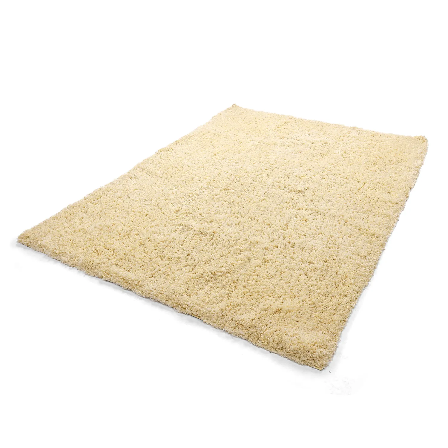 Alfombras de pelo largo - Combarro Solid Cotton Shaggy (amarillo claro)