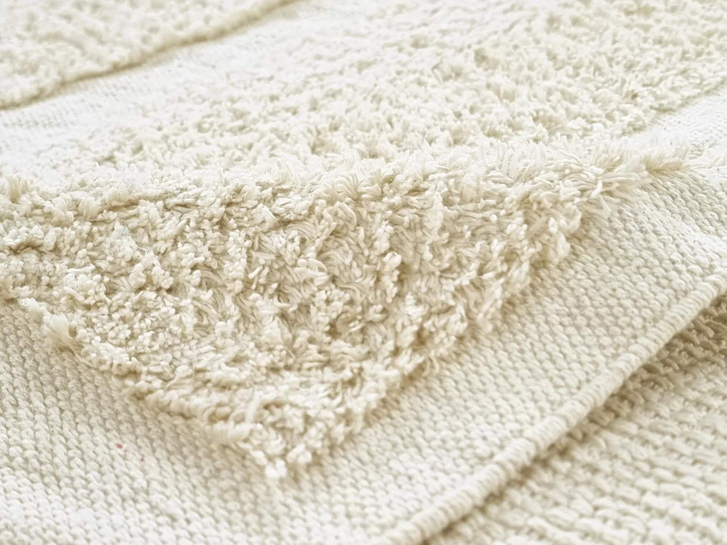 Alfombras de pelo largo - Cyrus Natural Cotton Shaggy (blanquecino)