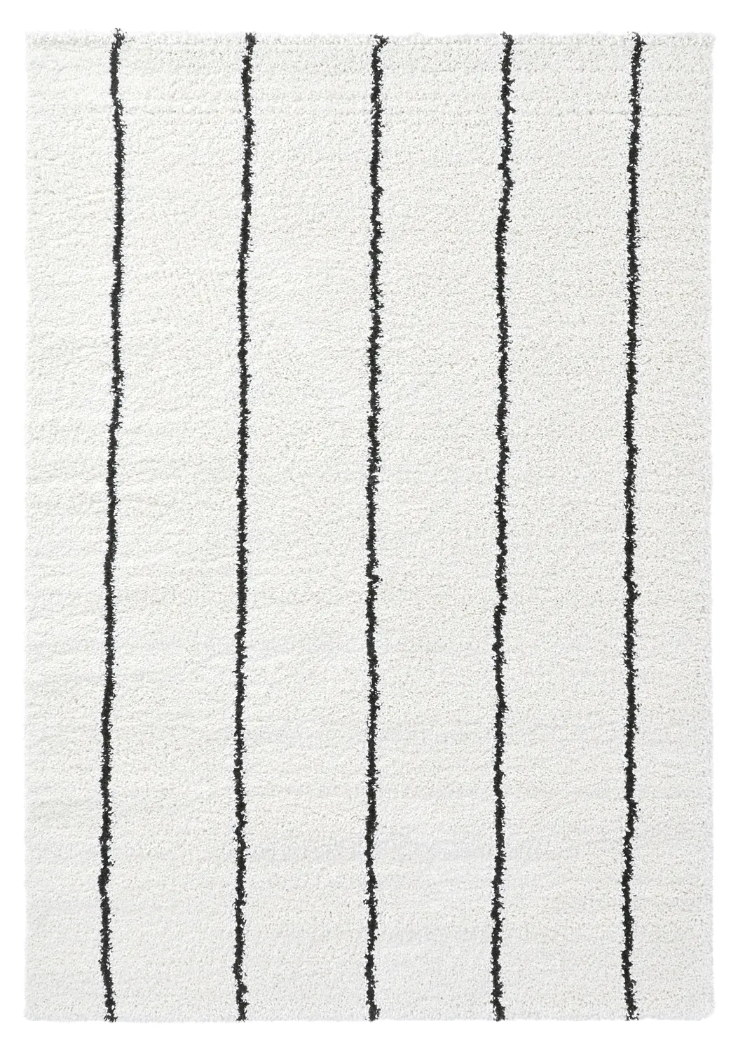 Alfombras de pelo largo - Eze (blanco/negro)