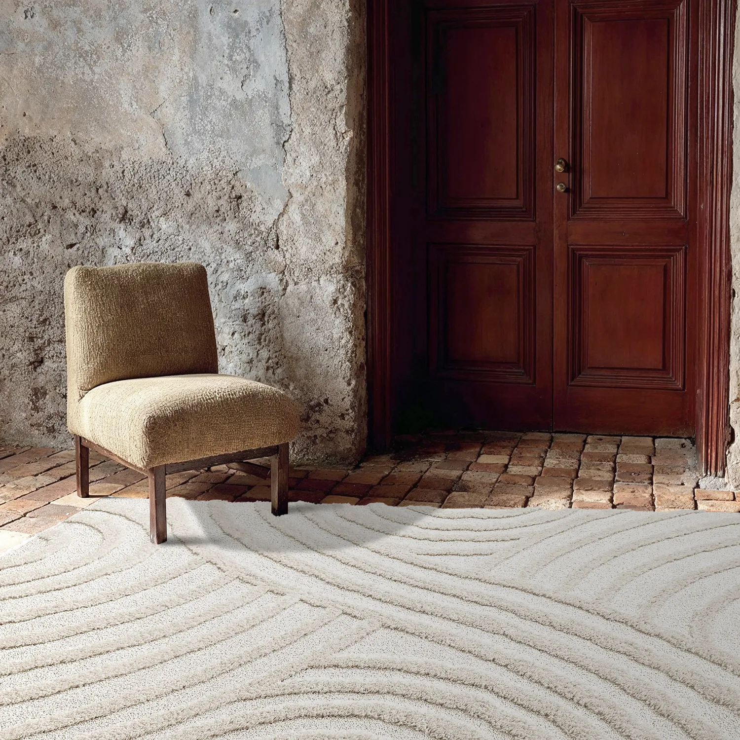 Alfombras de pelo largo - Iwaki (blanquecino)