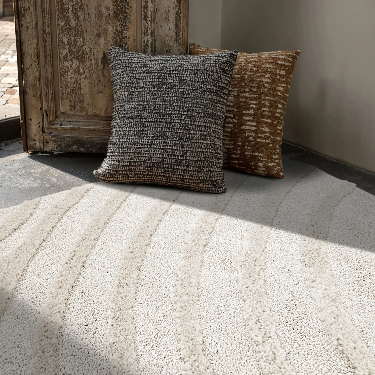Alfombras de pelo largo - Iwaki (blanquecino)