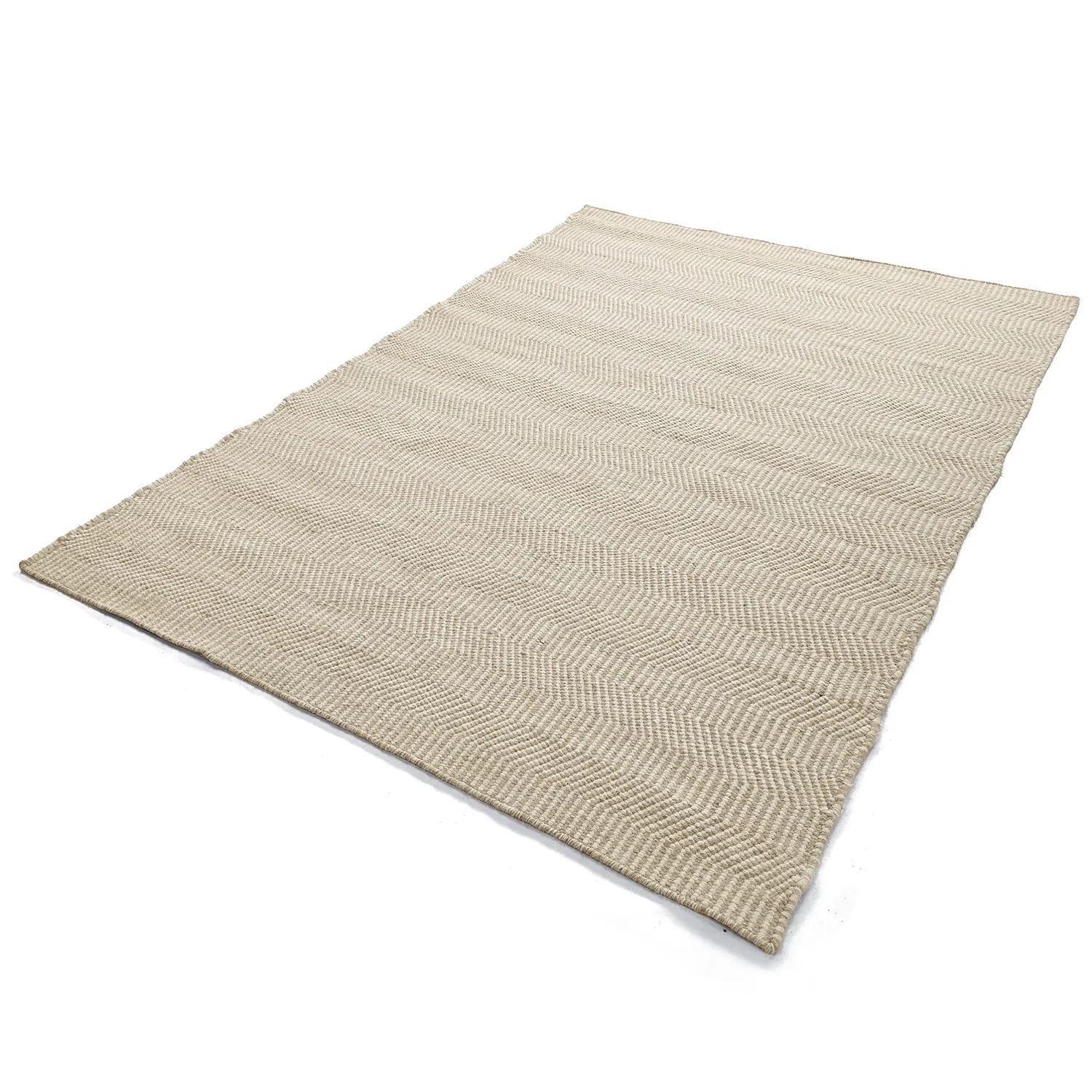 Alfombra de Lana - Larkana (beige/blanco)