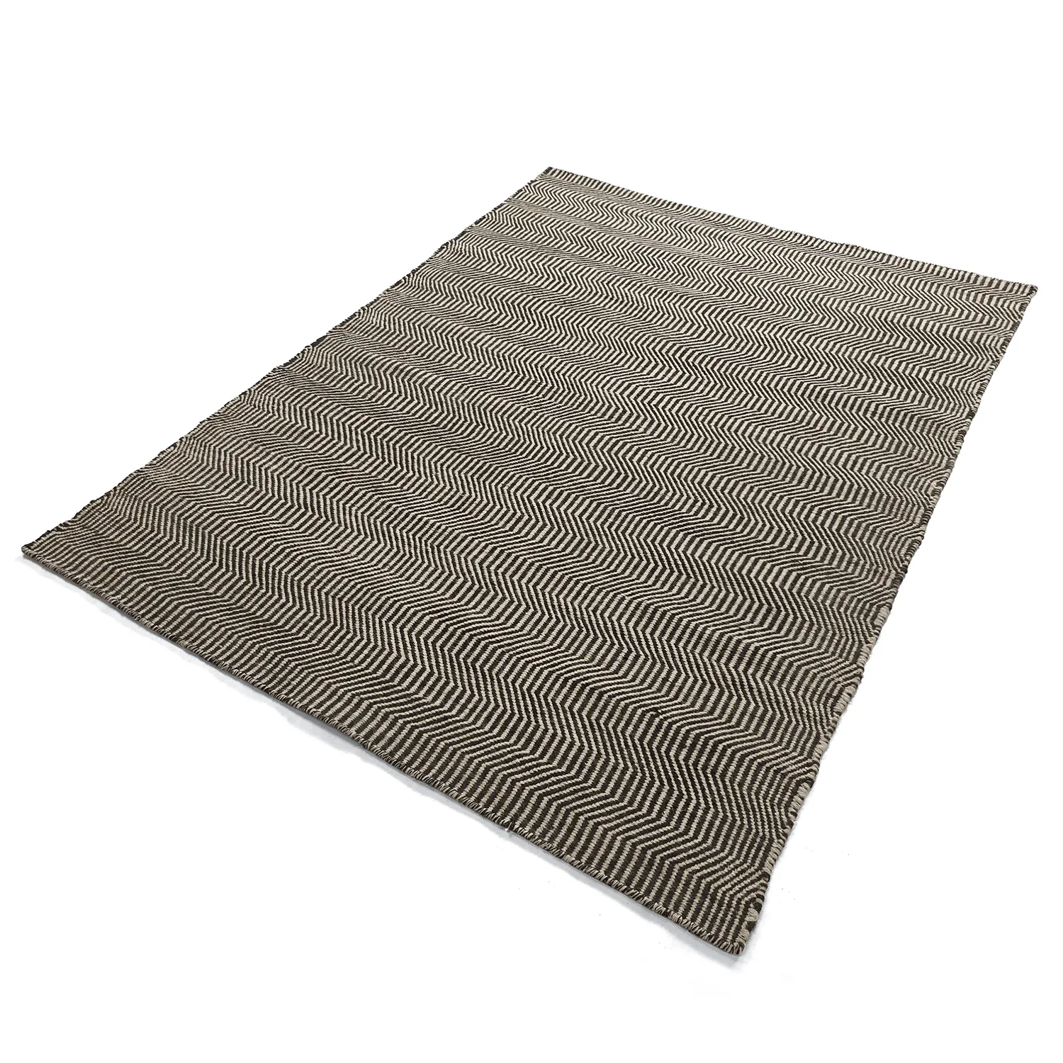 Alfombra de Lana - Larkana (beige/negro)