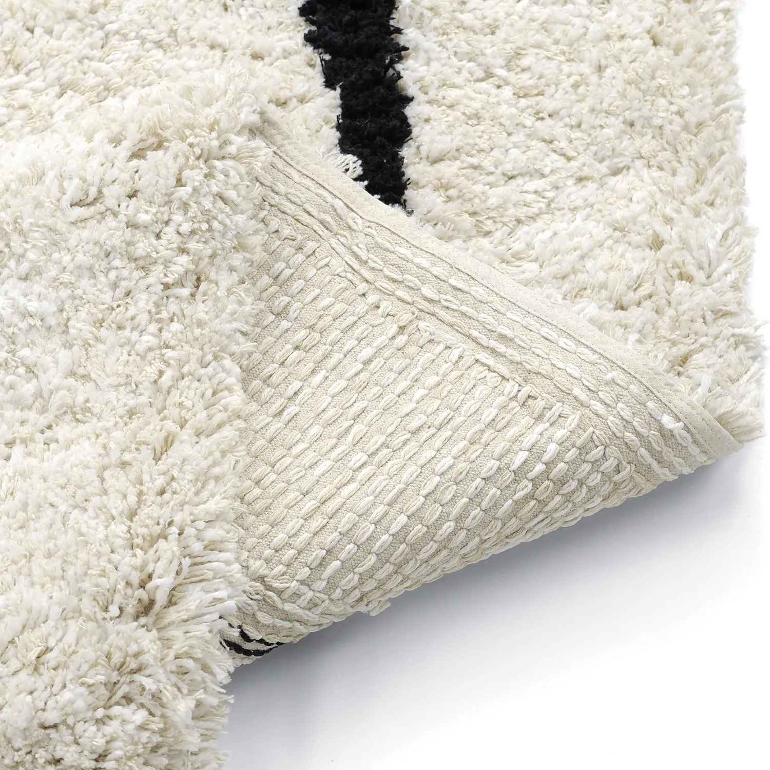 Alfombras de pelo largo - Naousa Natural Cotton Shaggy (multicolor)