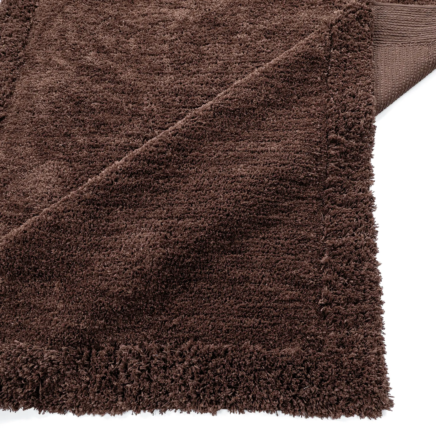 Alfombras de pelo largo - Molyvos Natural Cotton Shaggy (marrón)