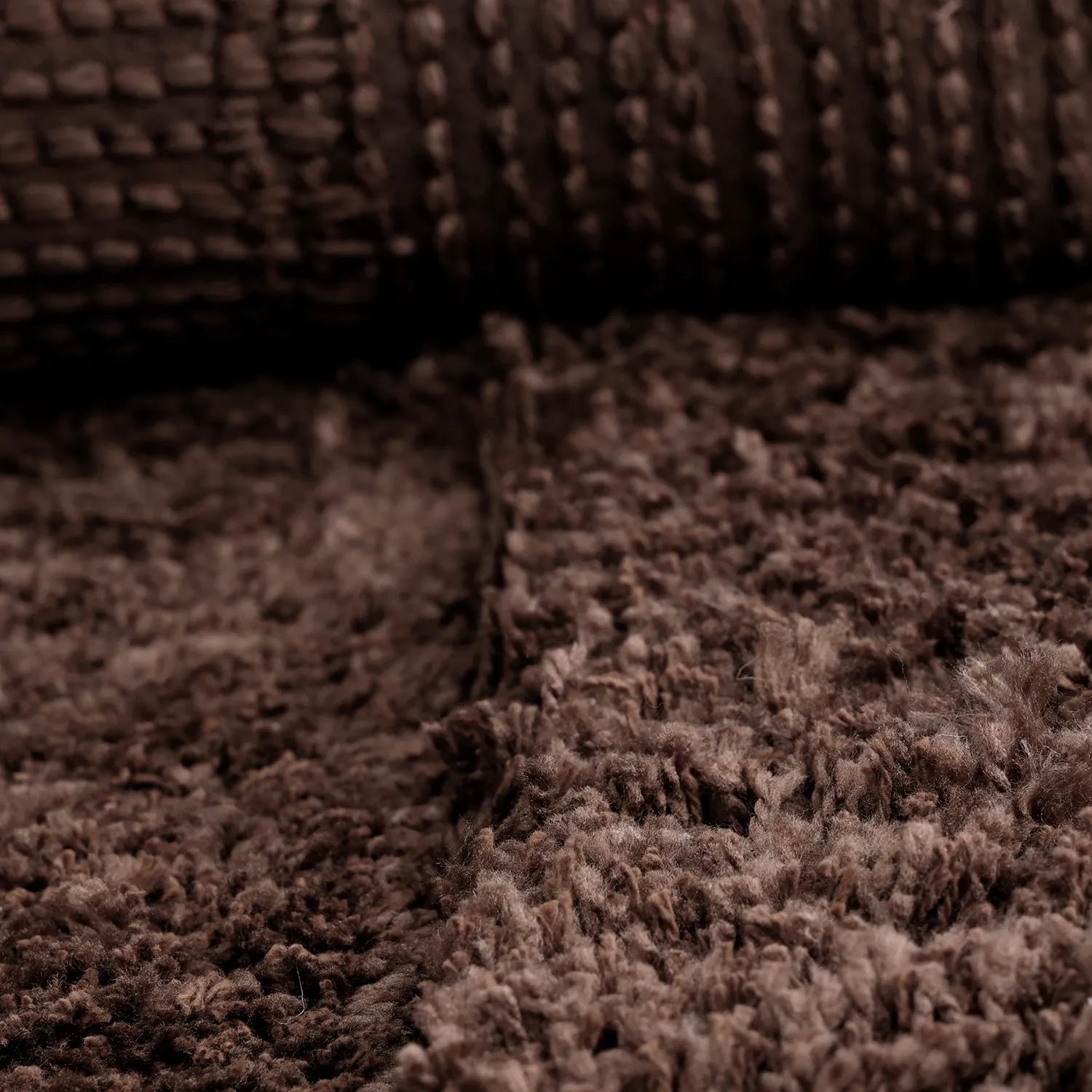 Alfombras de pelo largo - Molyvos Natural Cotton Shaggy (marrón)