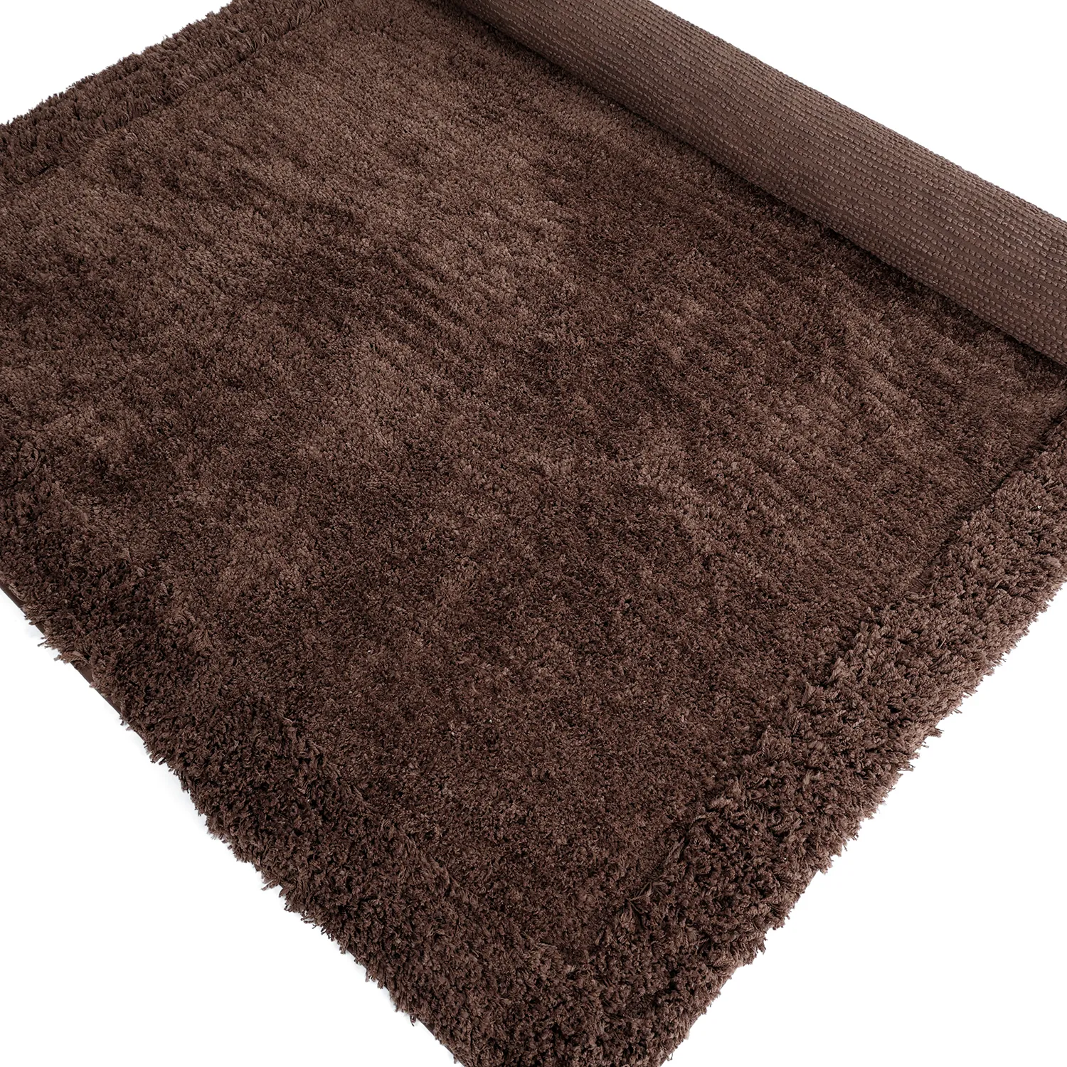 Alfombras de pelo largo - Molyvos Natural Cotton Shaggy (marrón)