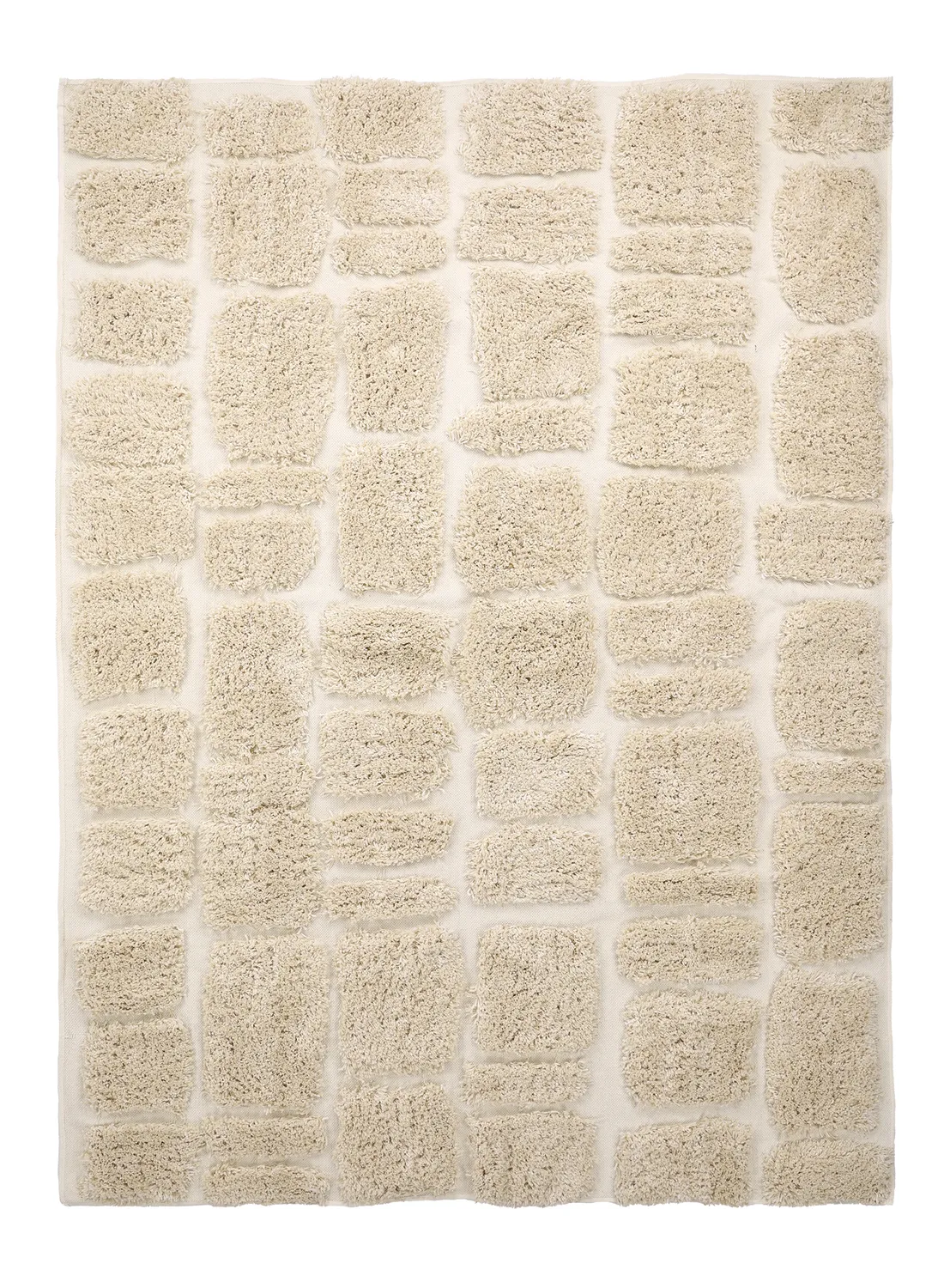 Alfombras de pelo largo - Otranto Natural Cotton Shaggy (blanquecino)