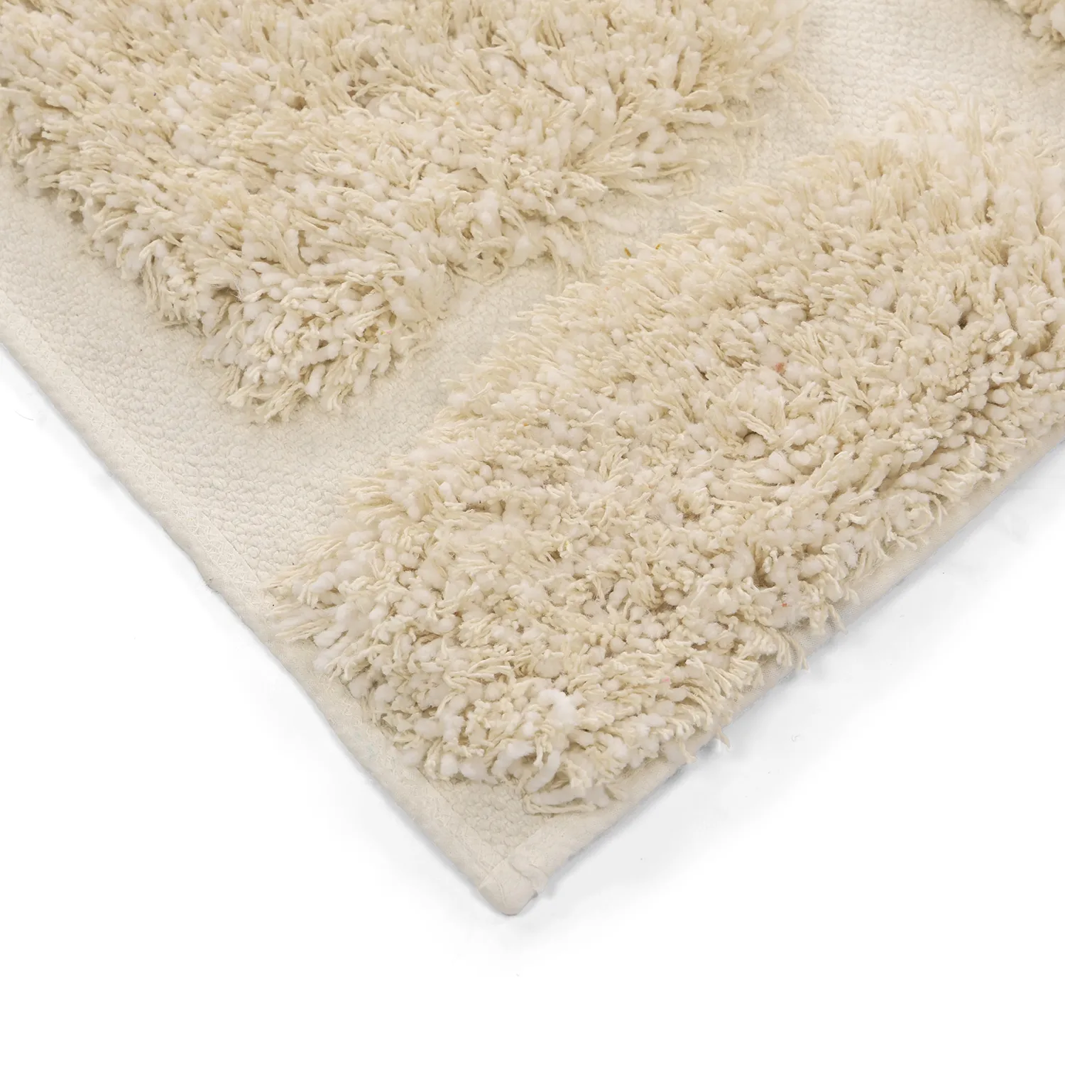 Alfombras de pelo largo - Otranto Natural Cotton Shaggy (blanquecino)