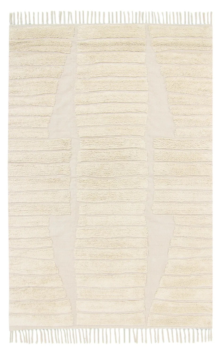 Alfombras de pelo largo - Rani Natural Cotton Shaggy (beige)