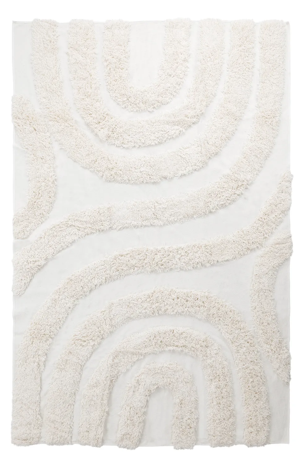 Alfombras de pelo largo - Sivota Natural Cotton Shaggy (blanquecino)
