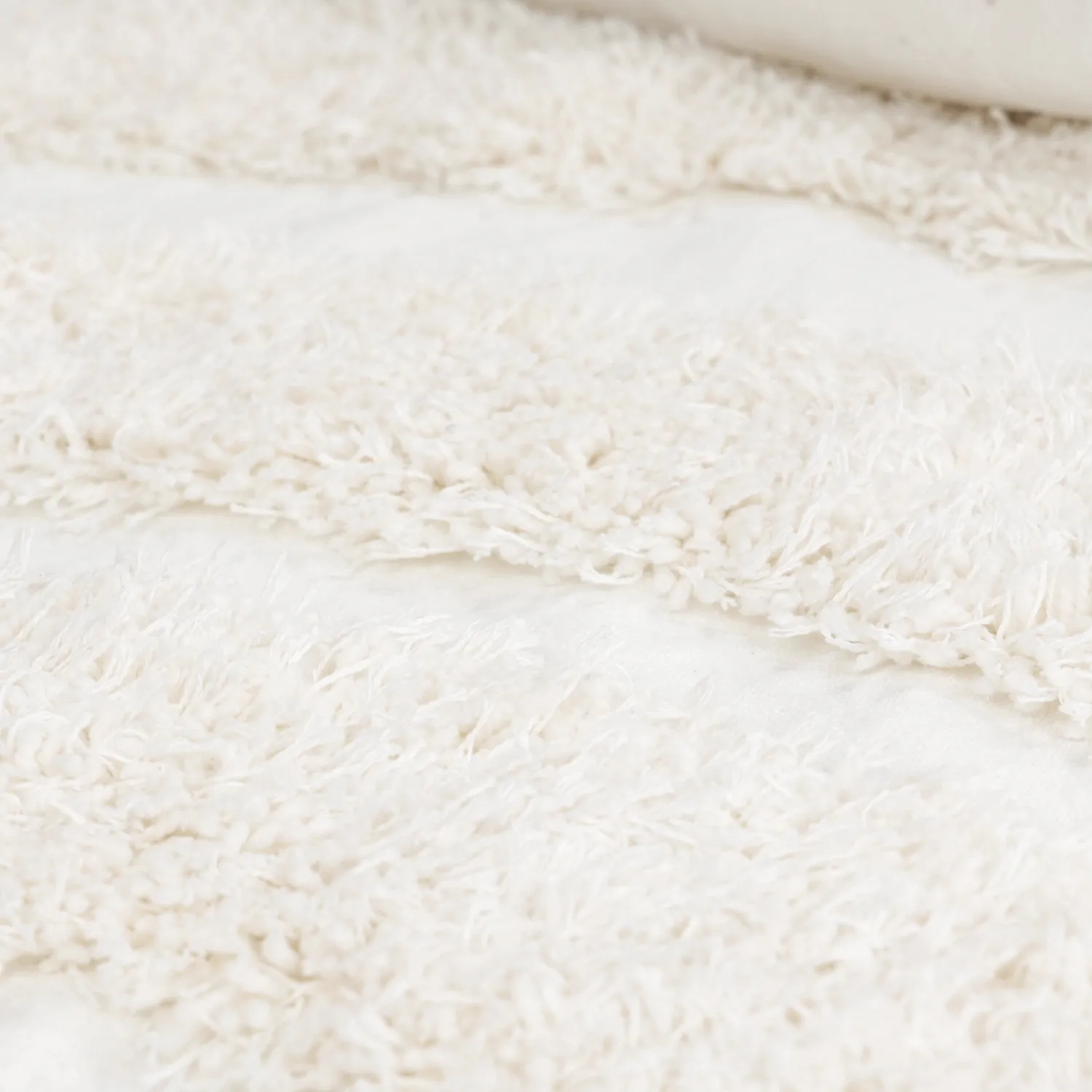 Alfombras de pelo largo - Sivota Natural Cotton Shaggy (blanquecino)