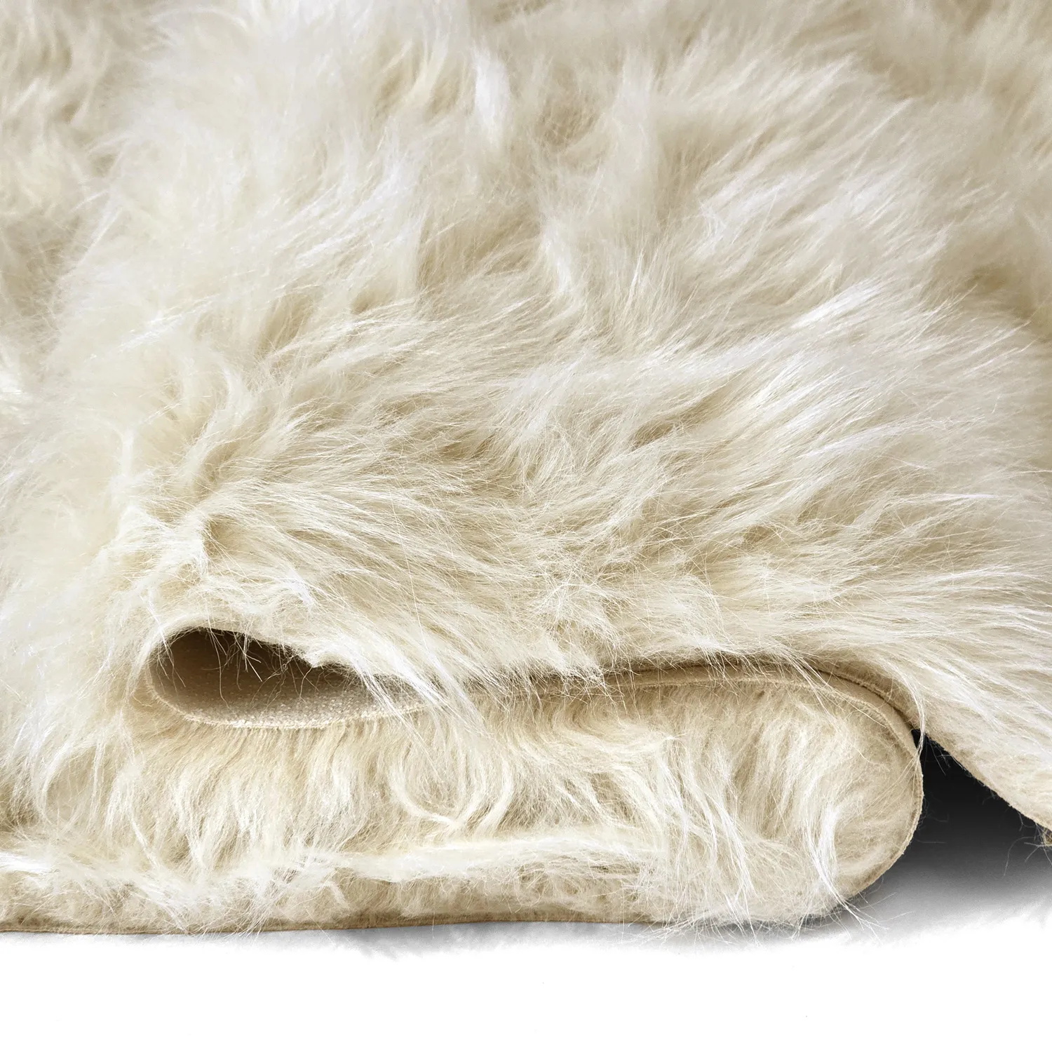 Alfombras de pelo largo - Sohar (beige)