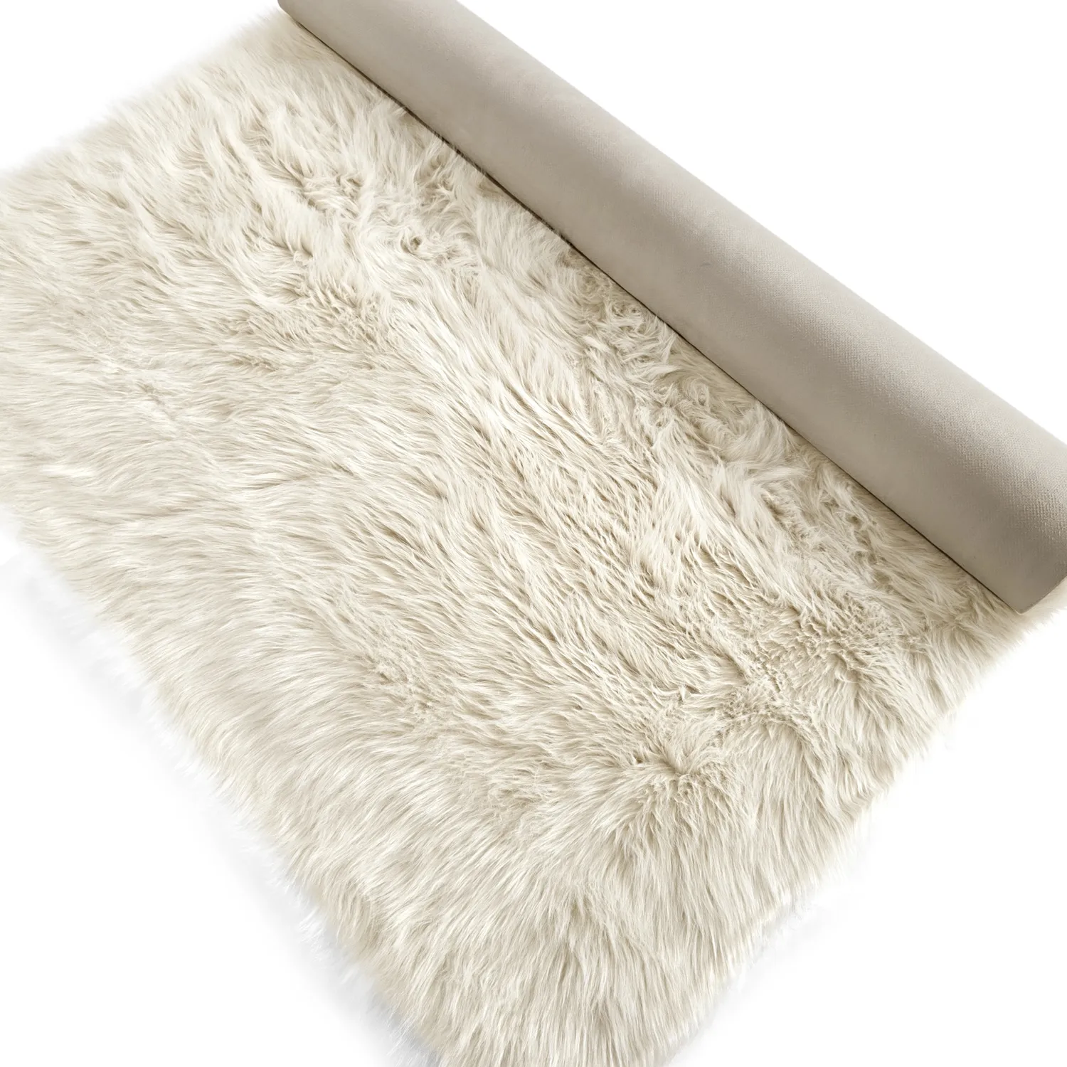 Alfombras de pelo largo - Sohar (beige)