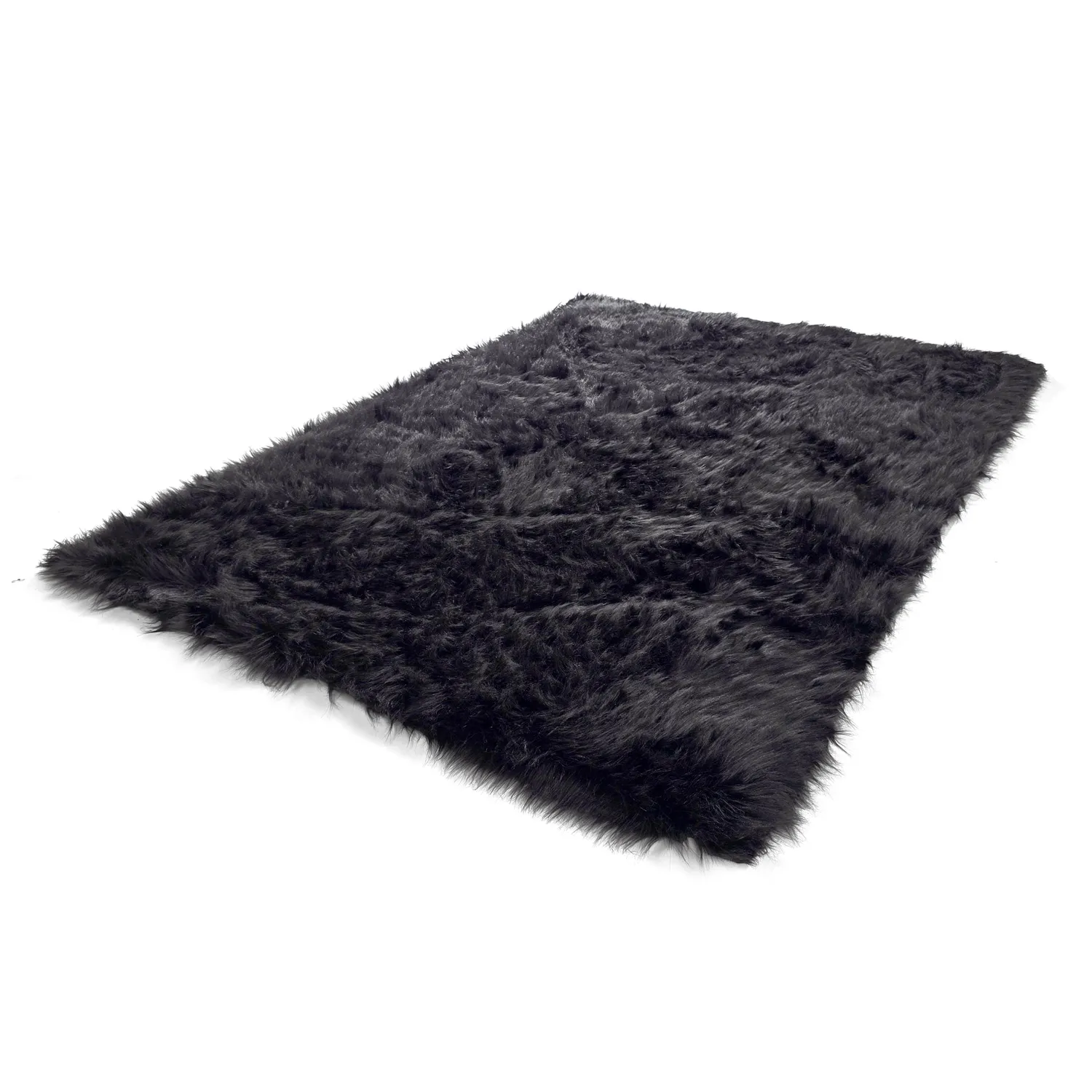 Alfombras de pelo largo - Sohar (negro)