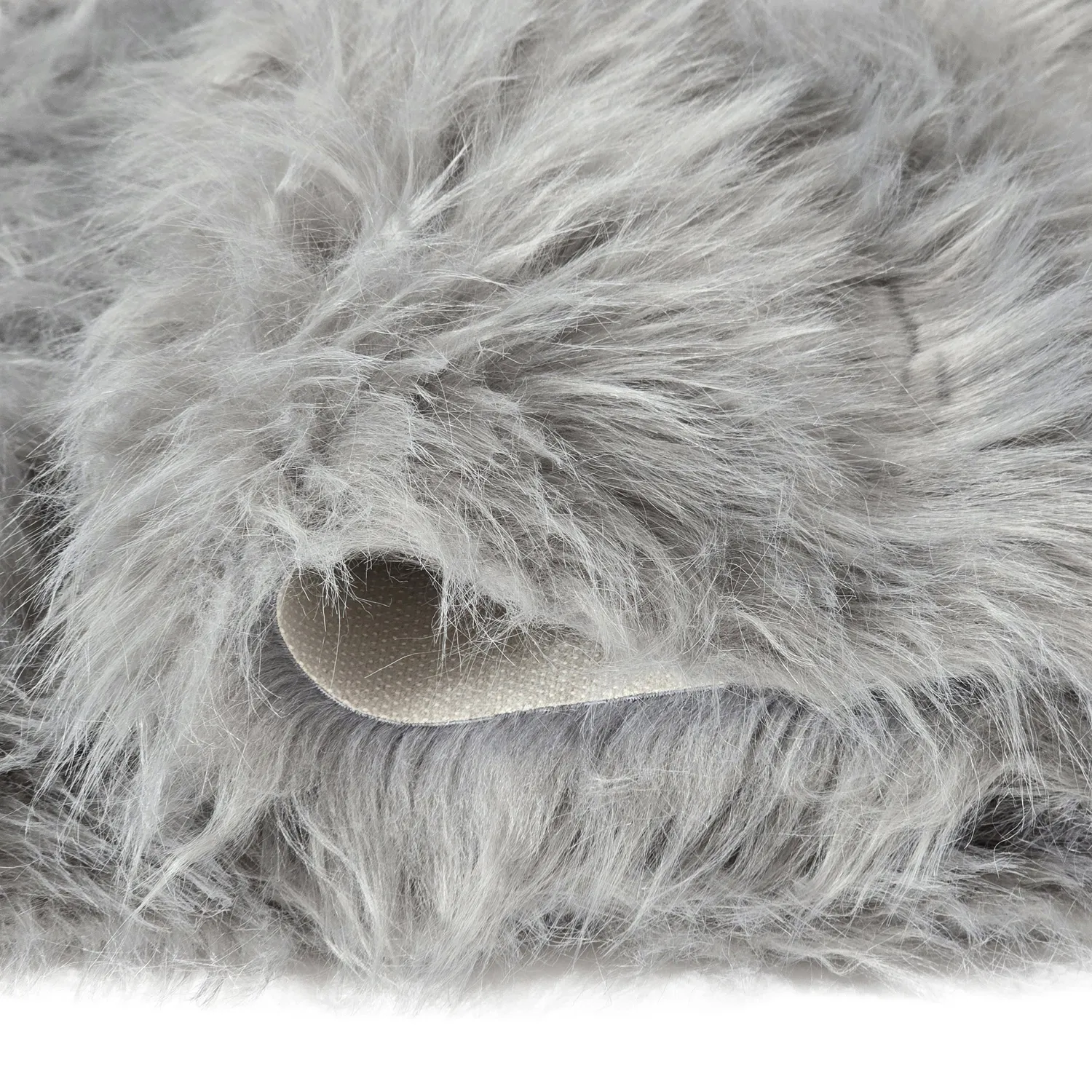 Alfombras de pelo largo - Sohar (gris claro)