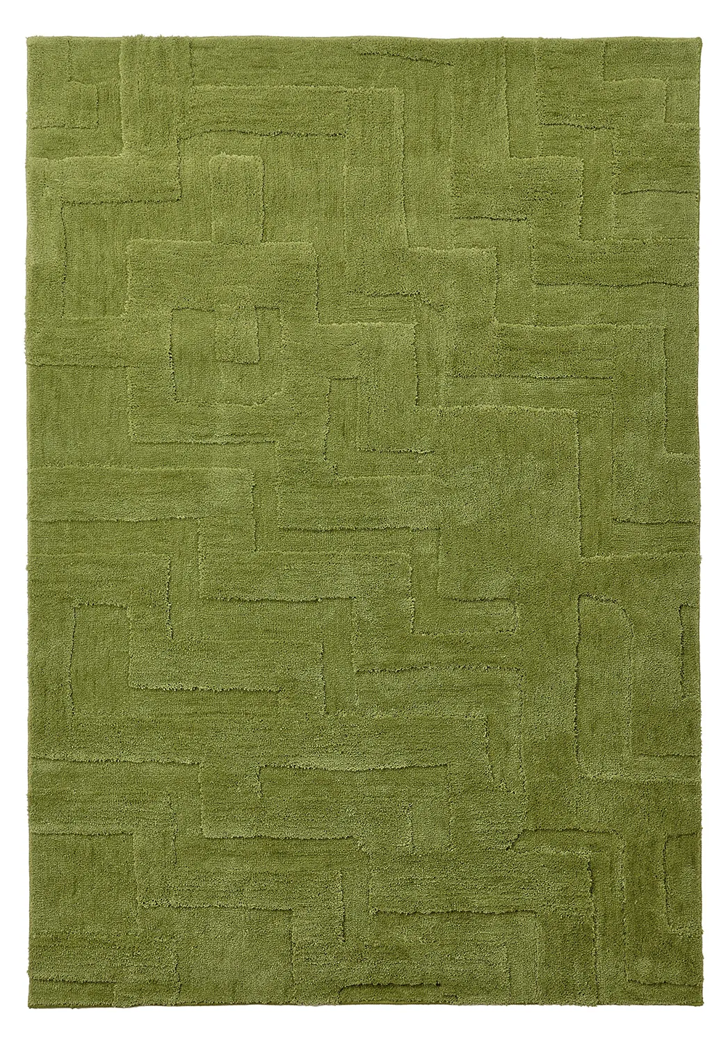 Alfombras de pelo largo - Tripoli (verde musgo)