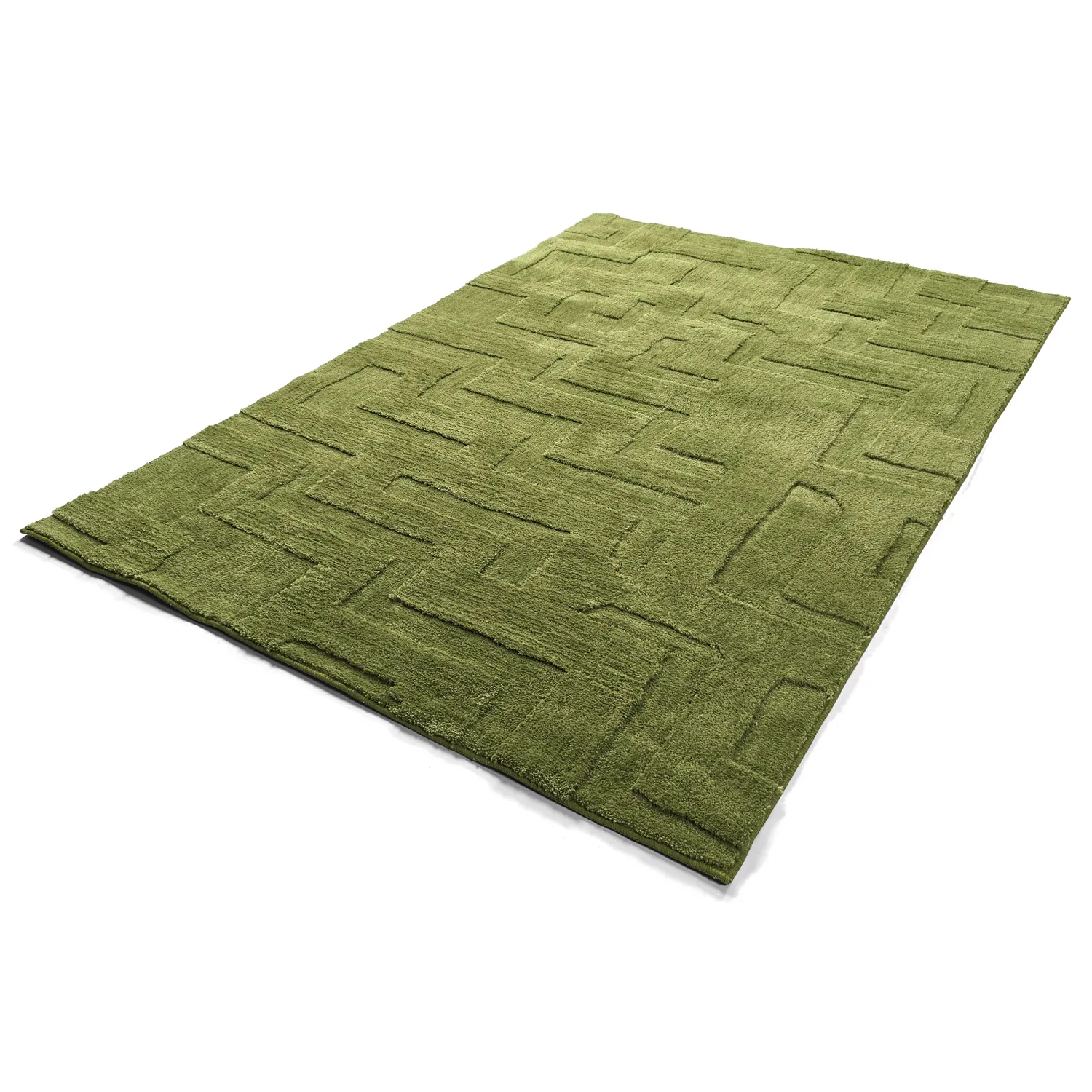 Alfombras de pelo largo - Tripoli (verde musgo)
