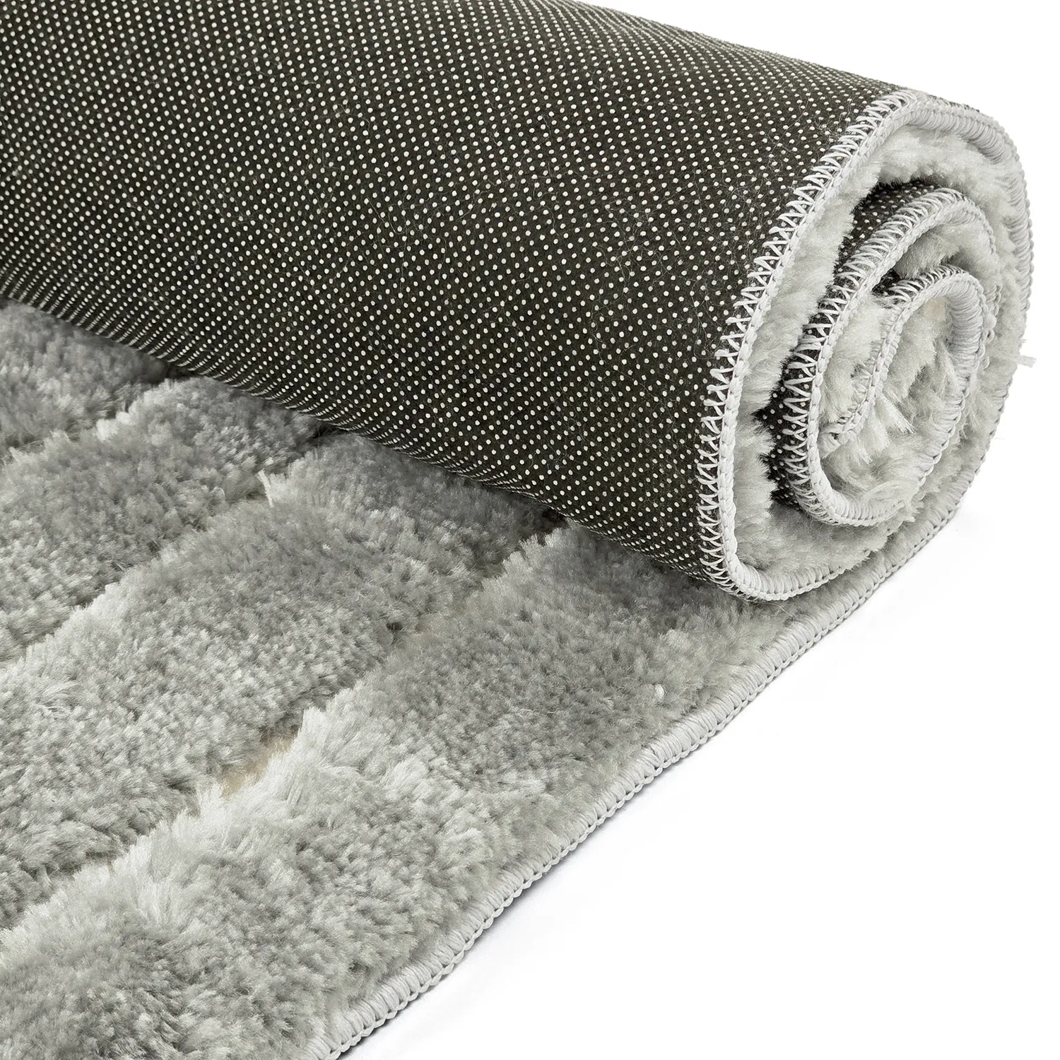 Alfombras de pelo largo - Tyros (crema/gris)