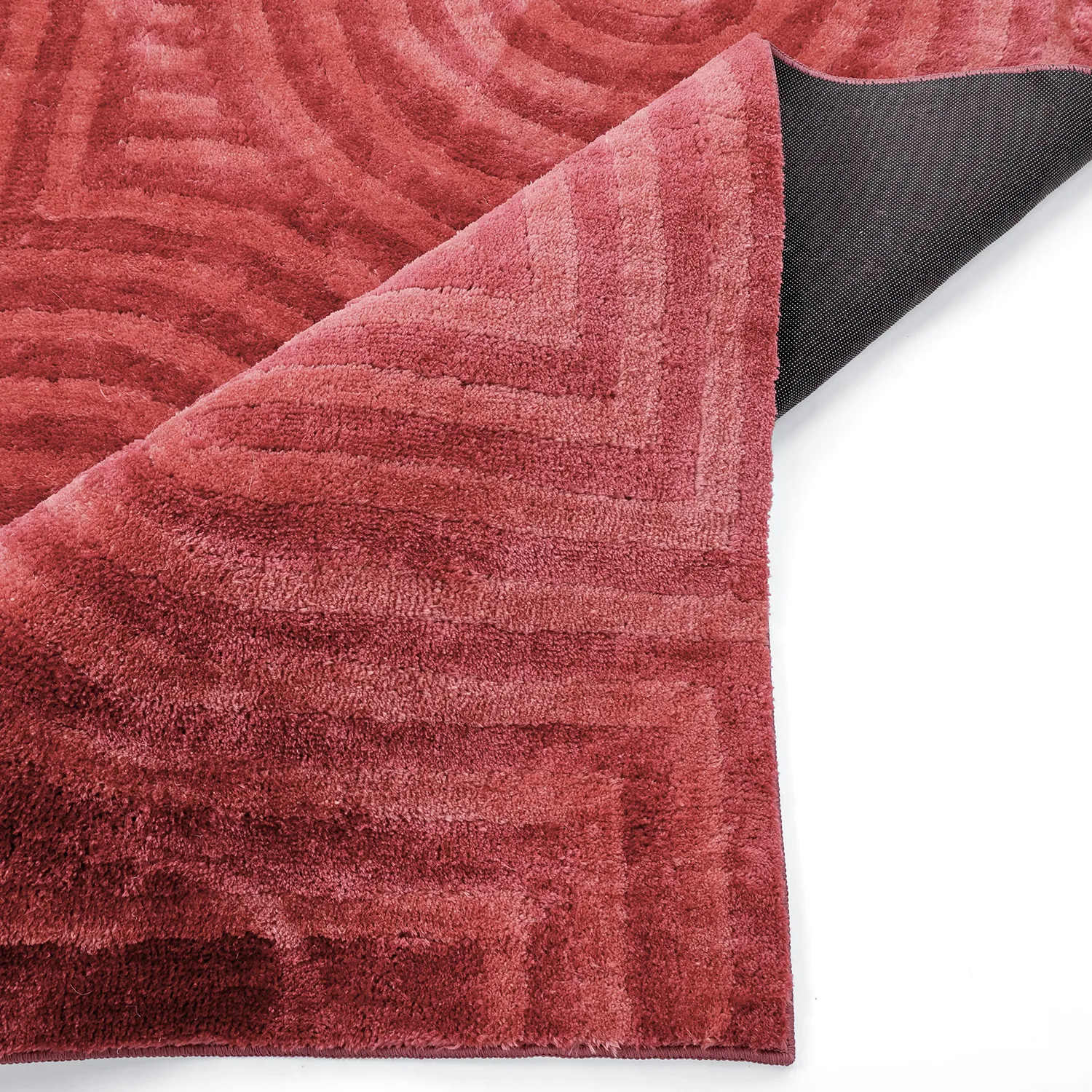 Alfombras de pelo largo - Volos (rojo/rosa)