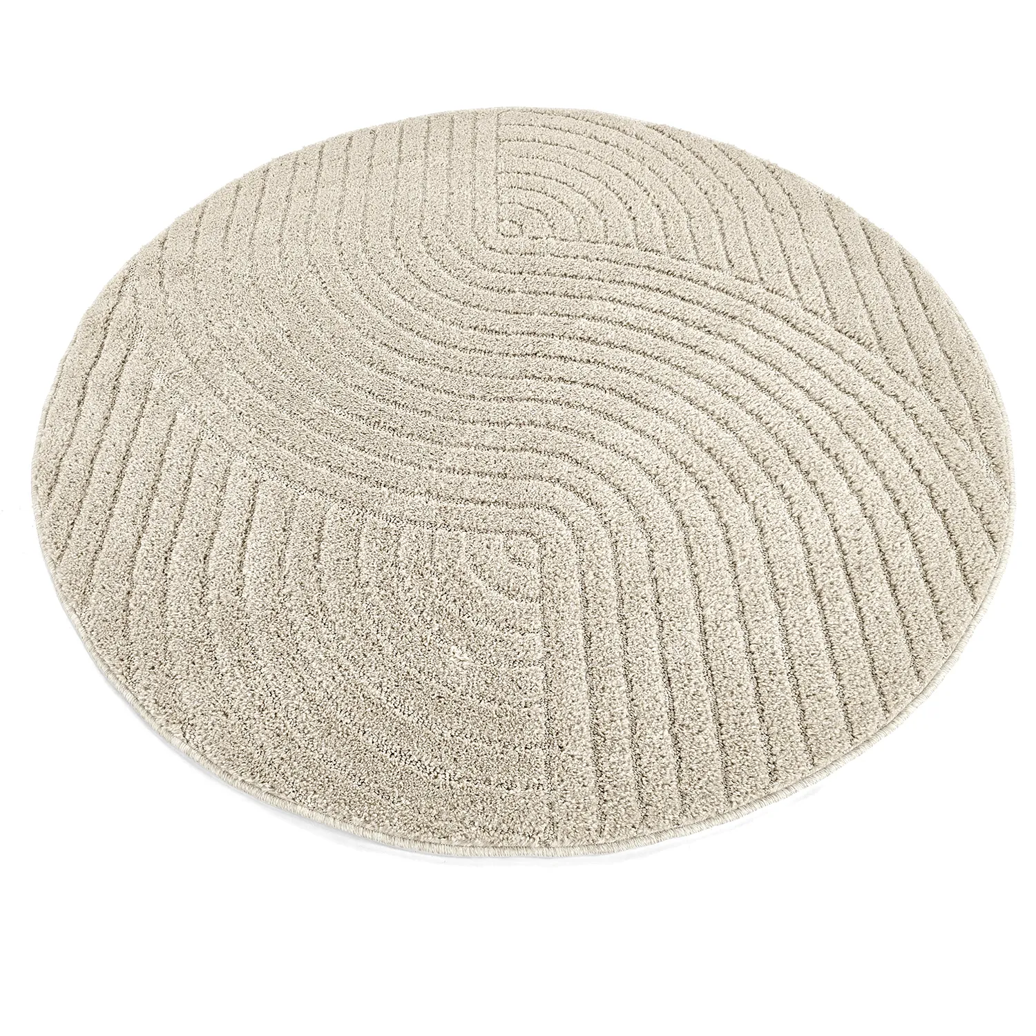 Alfombras redondeadas - Wendy (beige)