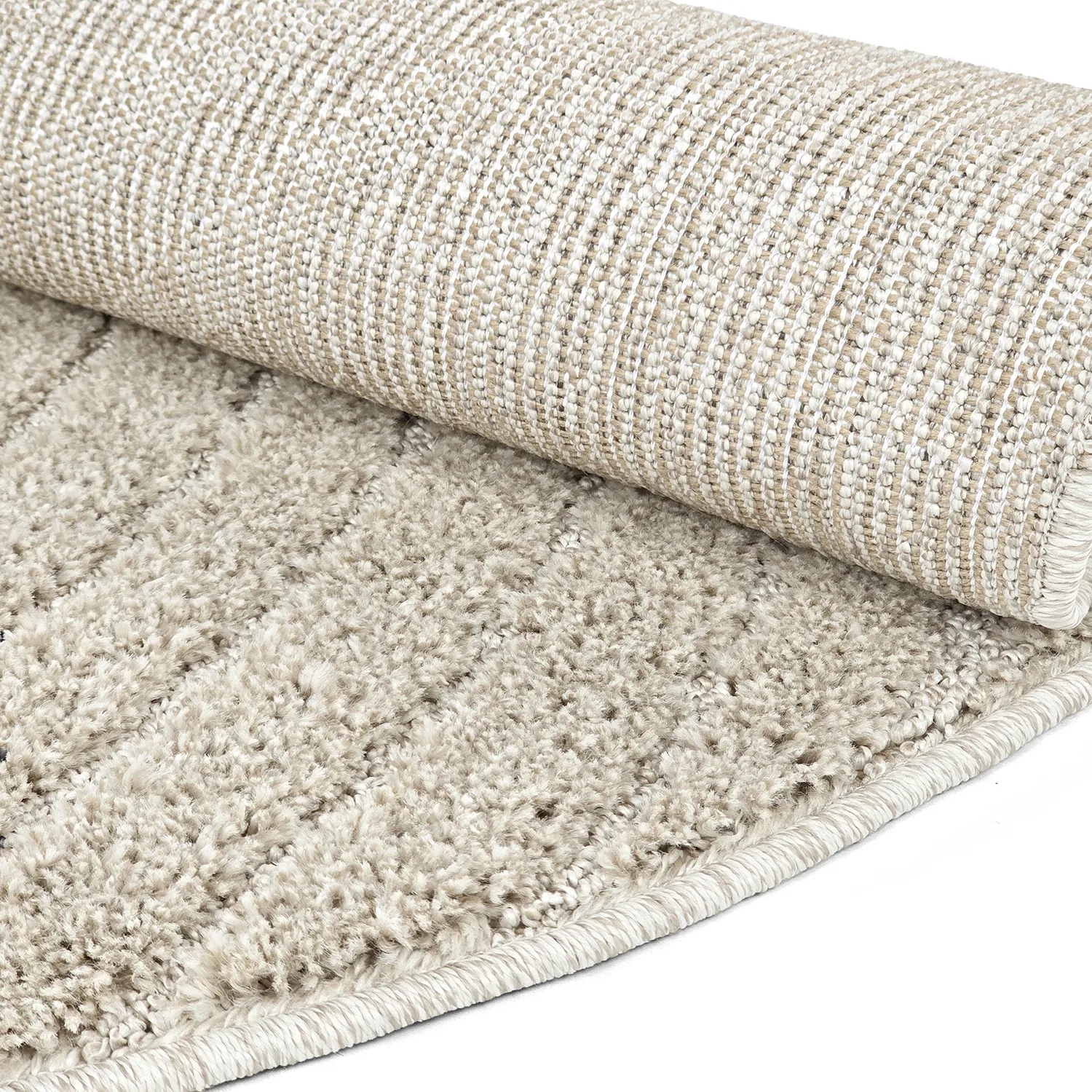 Alfombras redondeadas - Wendy (beige)