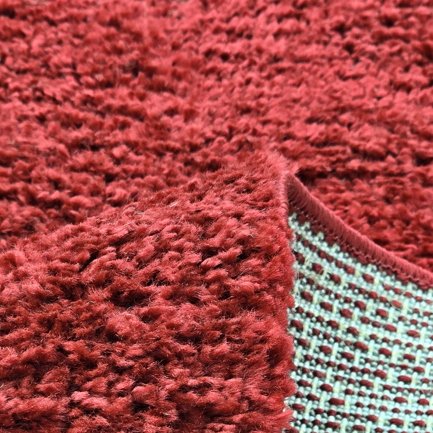 Alfombras de pelo largo - Zoe (rojo)
