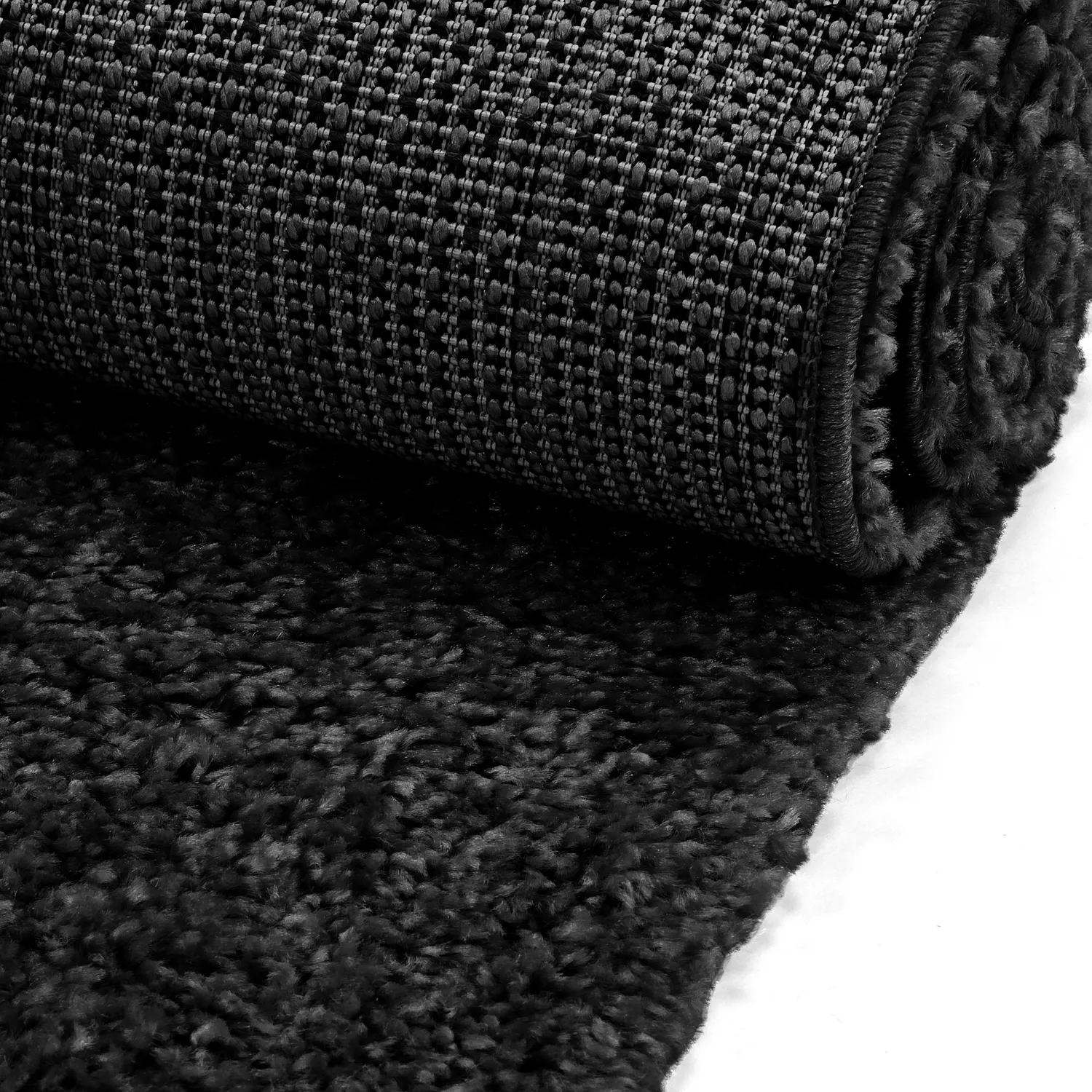 Alfombras de pelo largo - Zoe (negro)