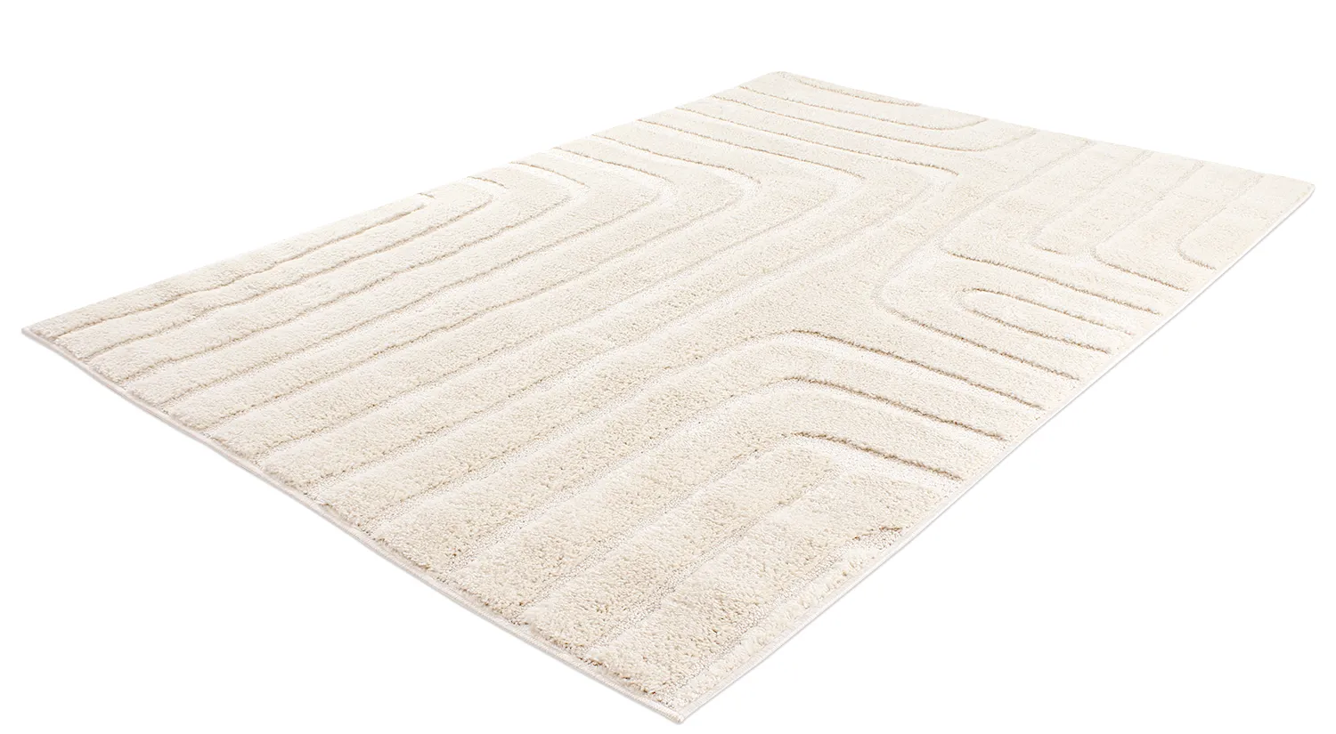 Alfombras de pelo largo - Elvira (offwhite)